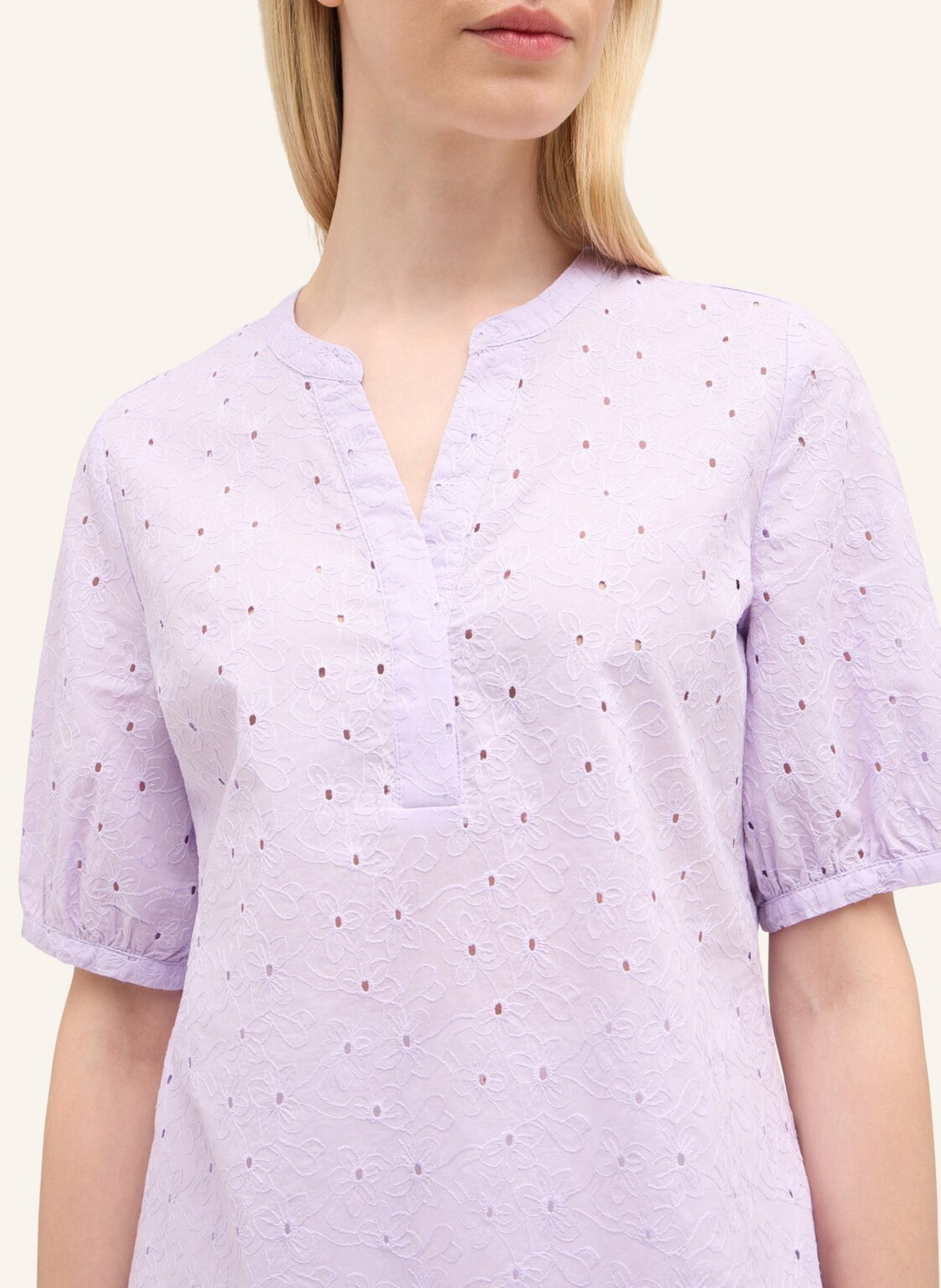 ETERNA Bluse REGULAR FIT: LILA