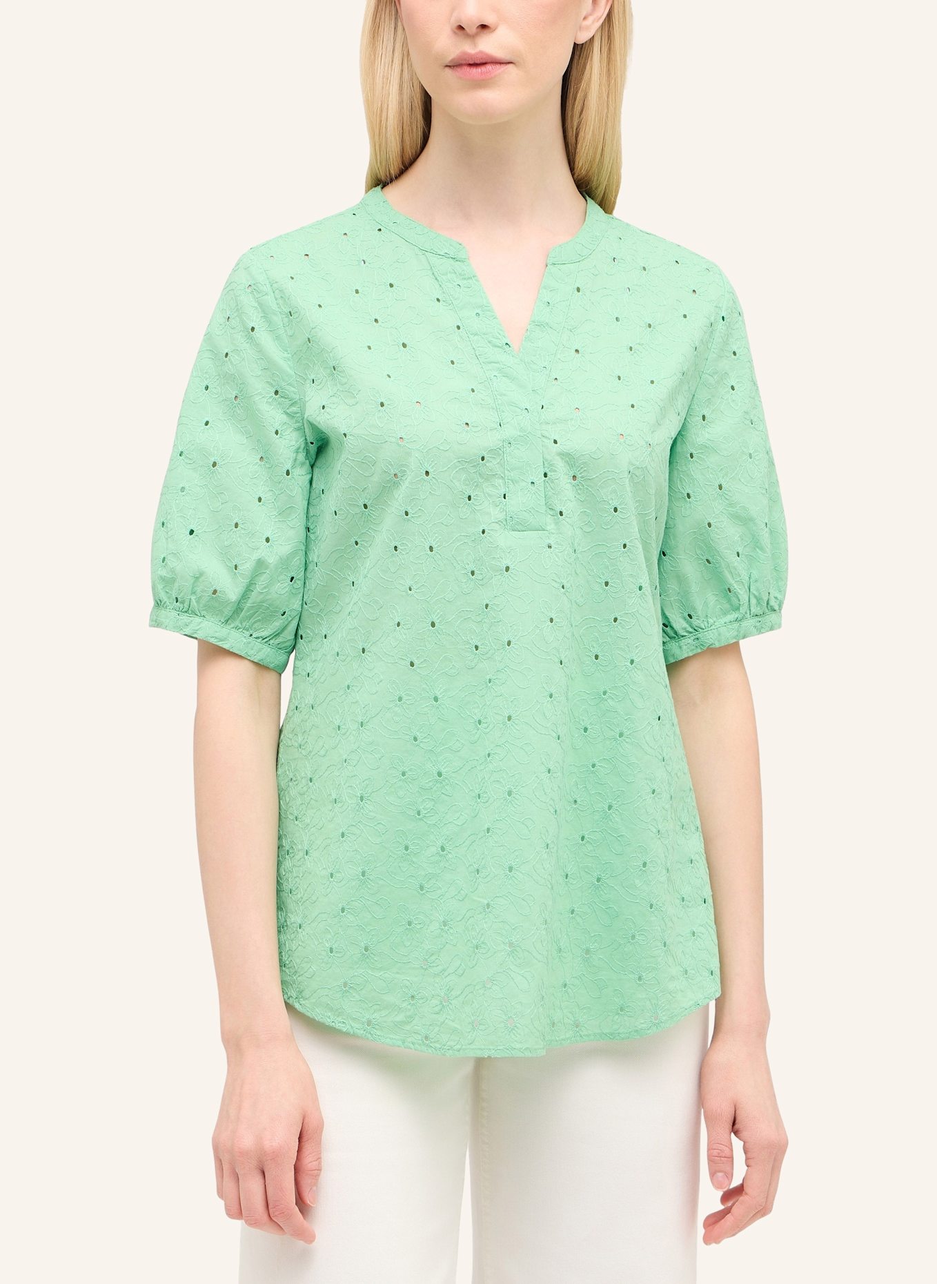 ETERNA Bluse REGULAR FIT: GRÜN