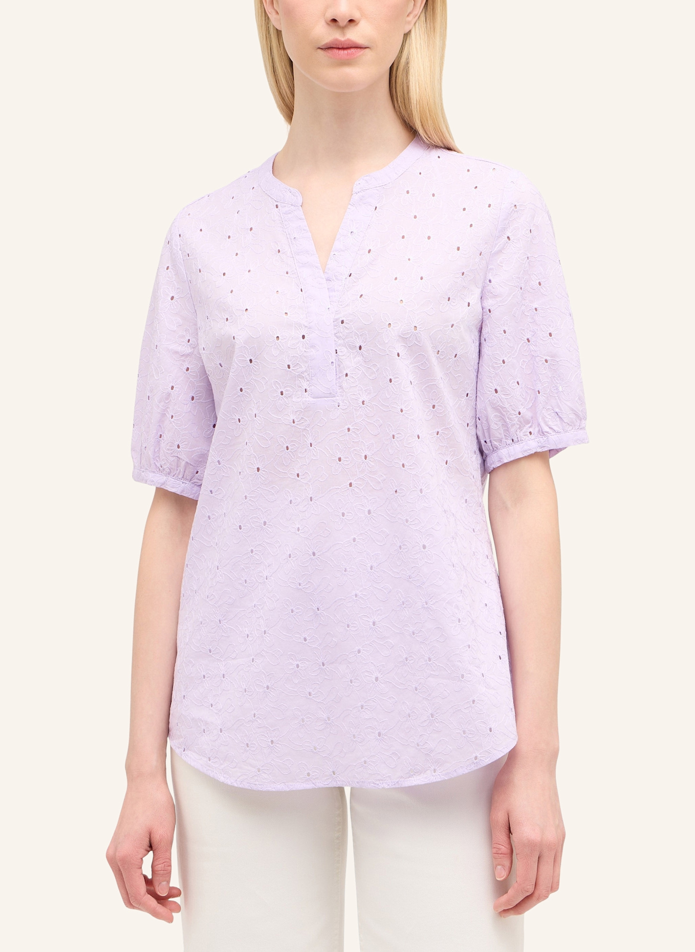 ETERNA Bluse REGULAR FIT: LILA