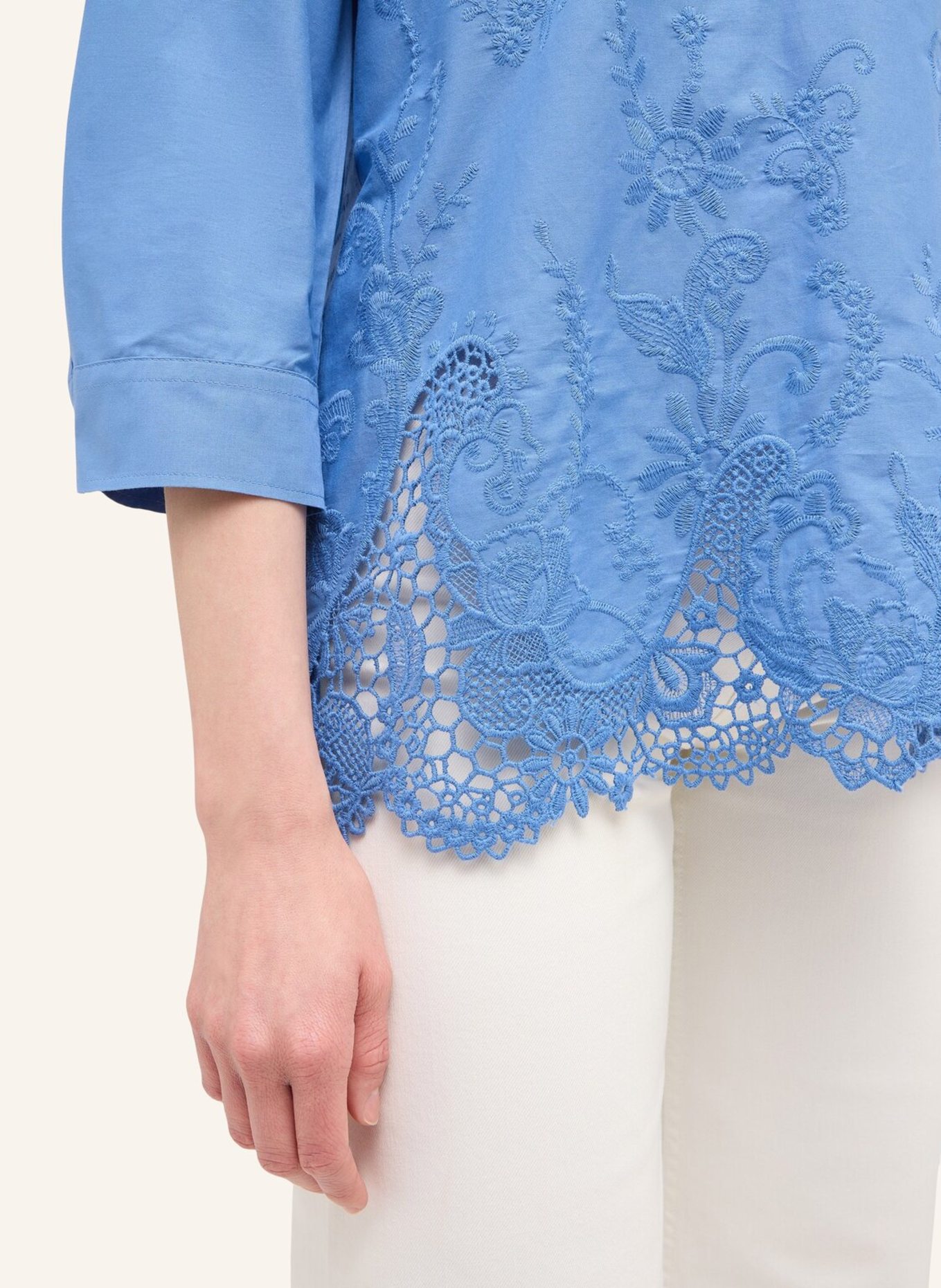 ETERNA Bluse LOOSE FIT: BLAU