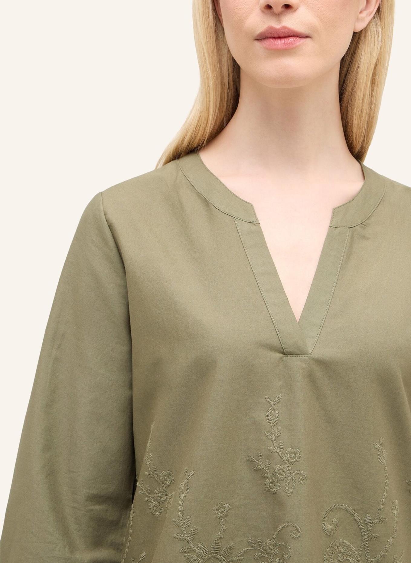 ETERNA Bluse LOOSE FIT: OLIV