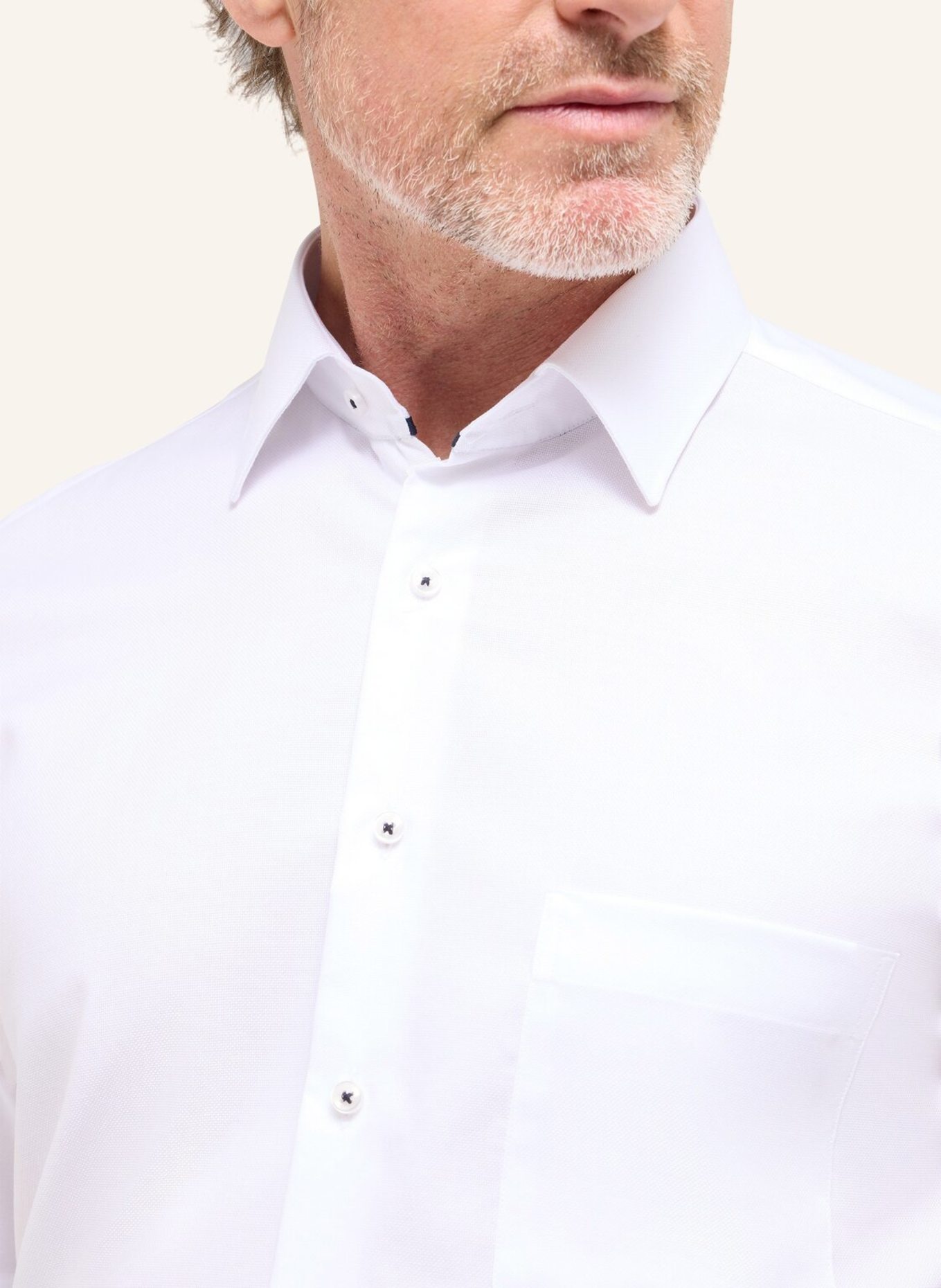 ETERNA Kurzarm-Hemd Modern Fit: WEISS