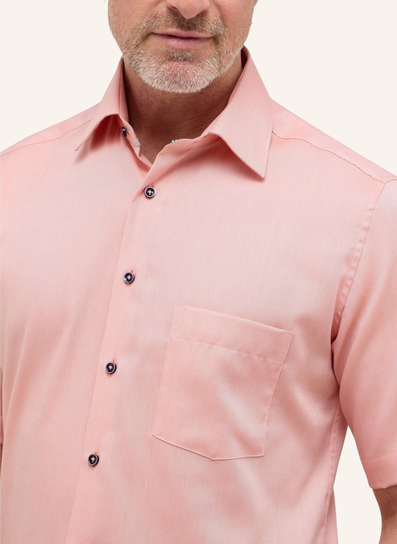 ETERNA Kurzarm-Hemd MODERN FIT: ROSA