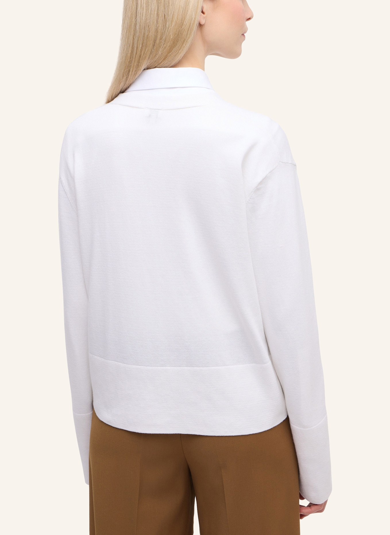 1863 by ETERNA Pullover: WEISS