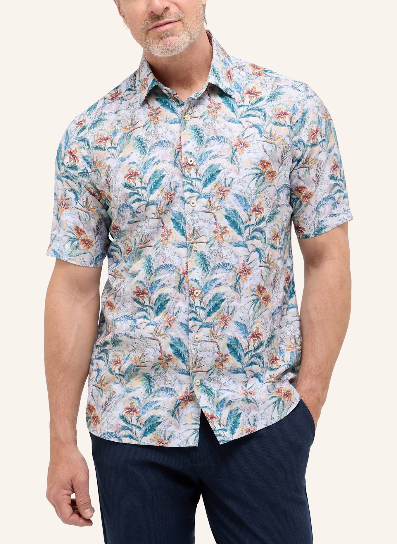 1863 by ETERNA Kurzarm-Hemd MODERN FIT: BEIGE