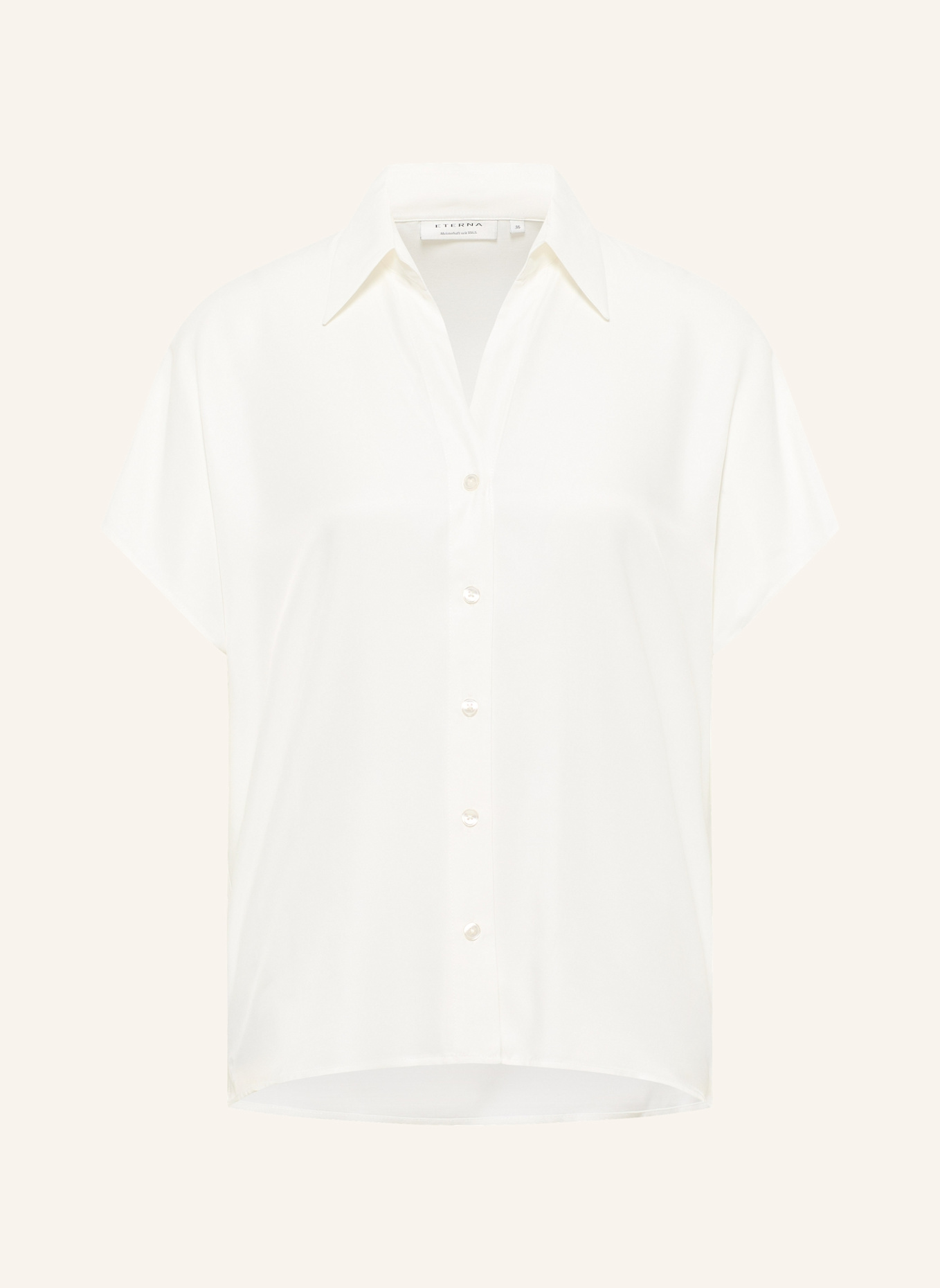 ETERNA Bluse LOOSE FIT: WEISS
