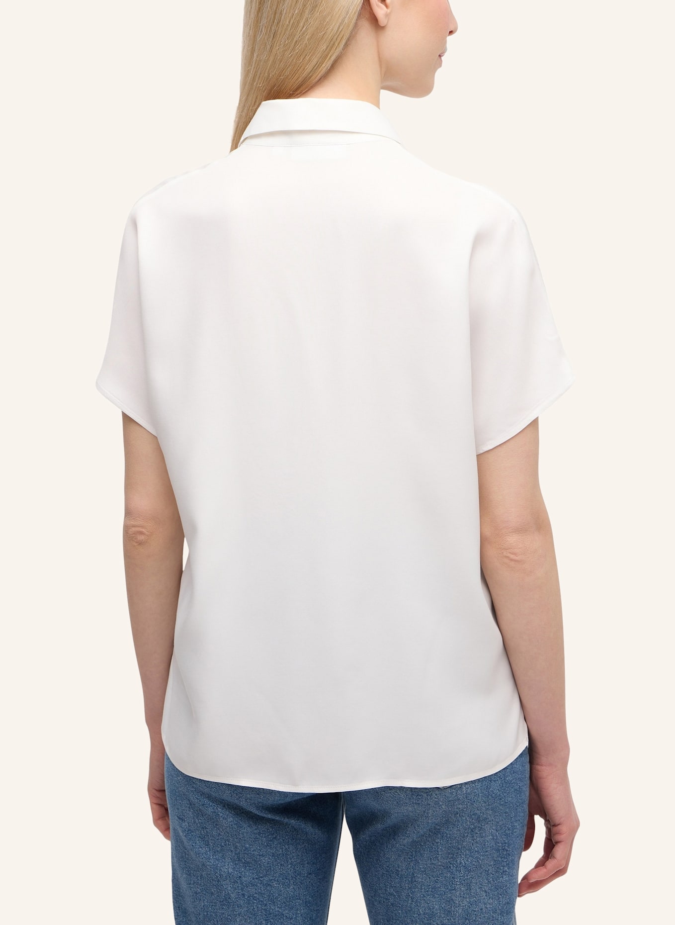 ETERNA Bluse LOOSE FIT: WEISS