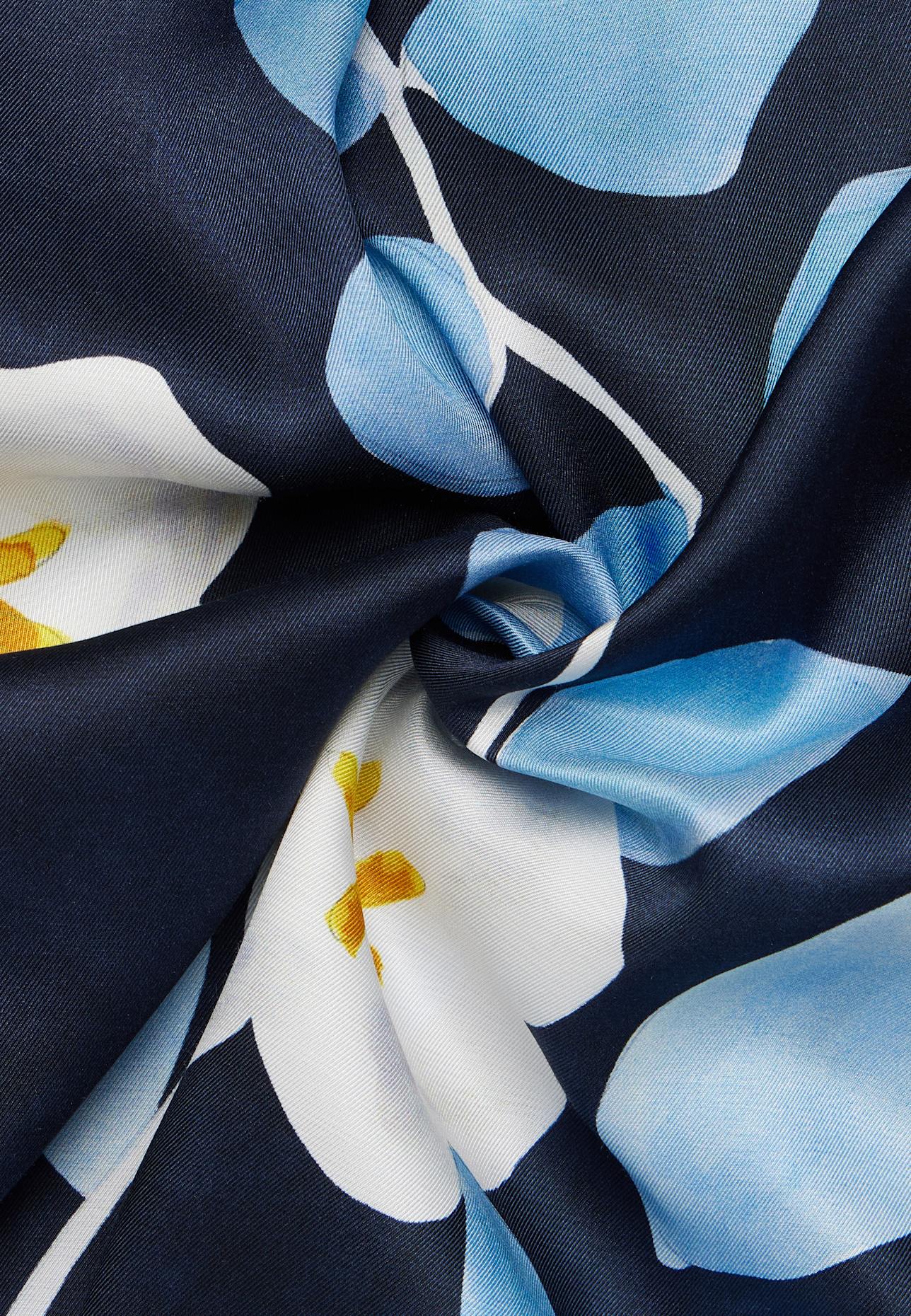 1863 by ETERNA Bluse LOOSE FIT: DUNKELBLAU