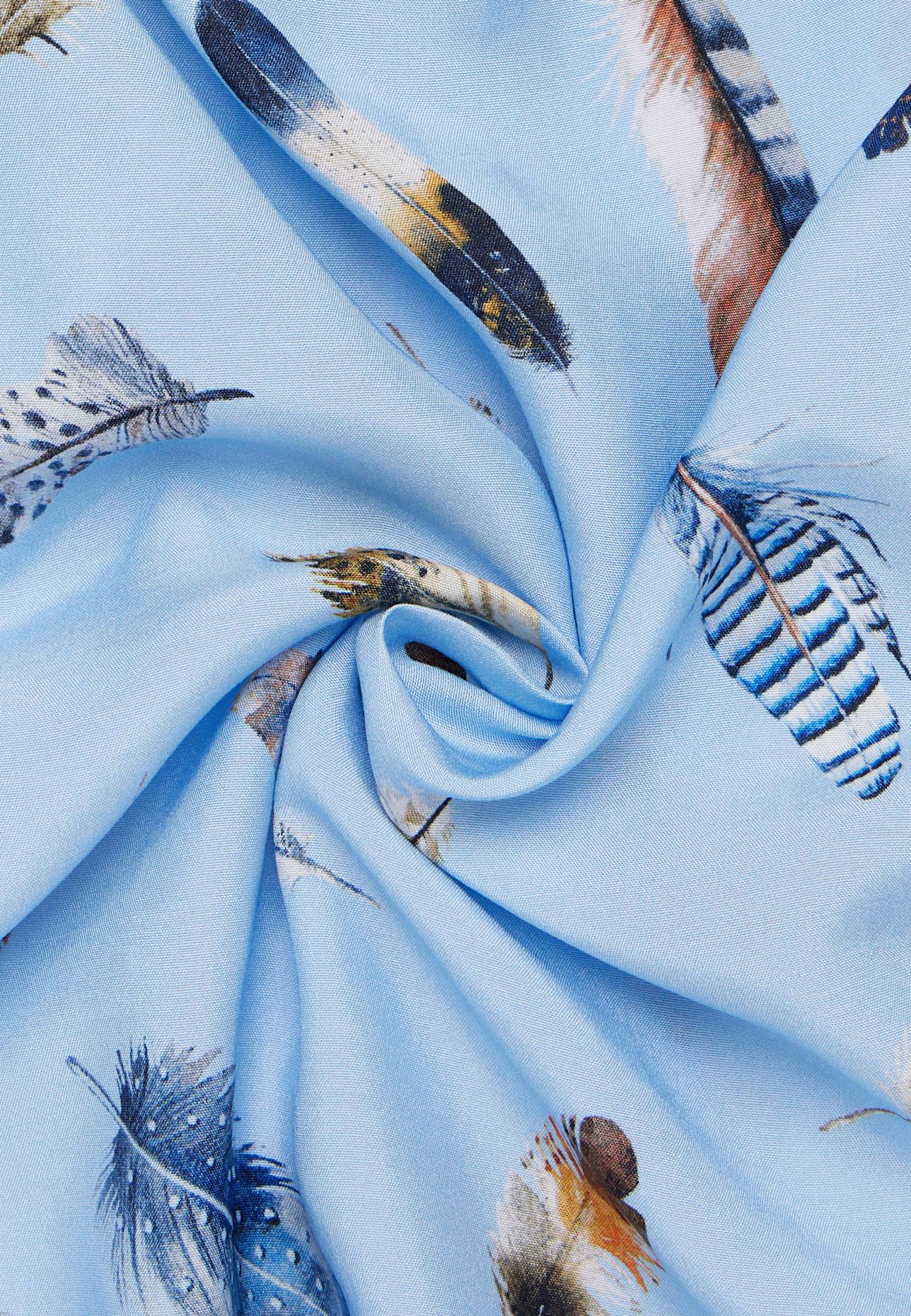 ETERNA Bluse LOOSE FIT: HELLBLAU