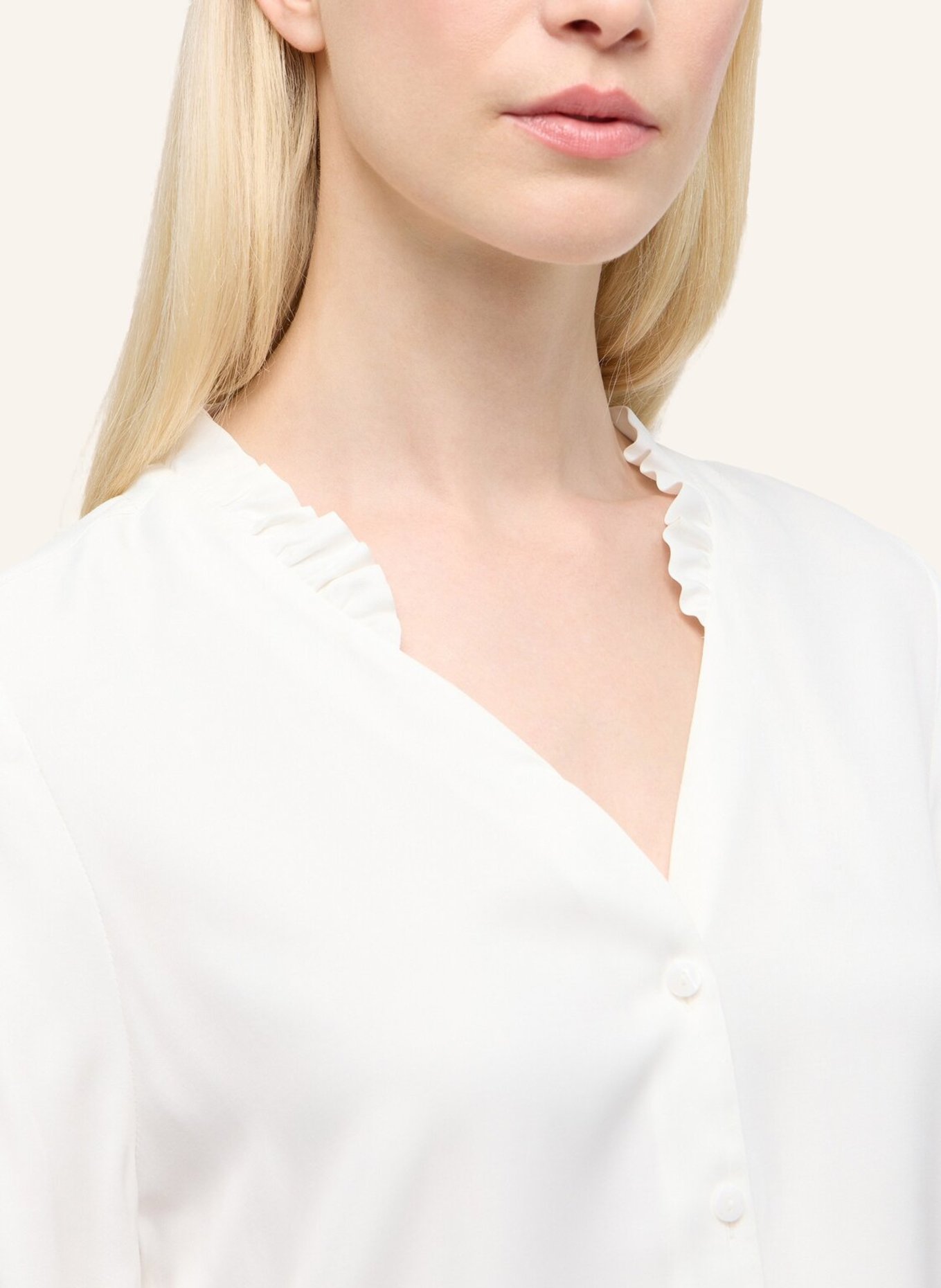 ETERNA Bluse LOOSE FIT: WEISS