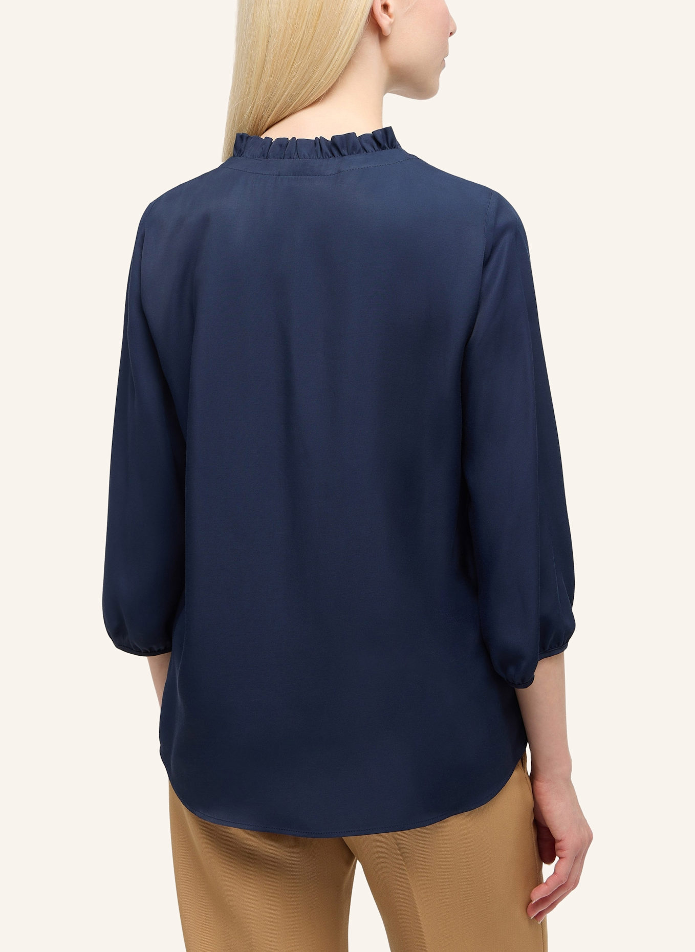 ETERNA Bluse LOOSE FIT: BLAU