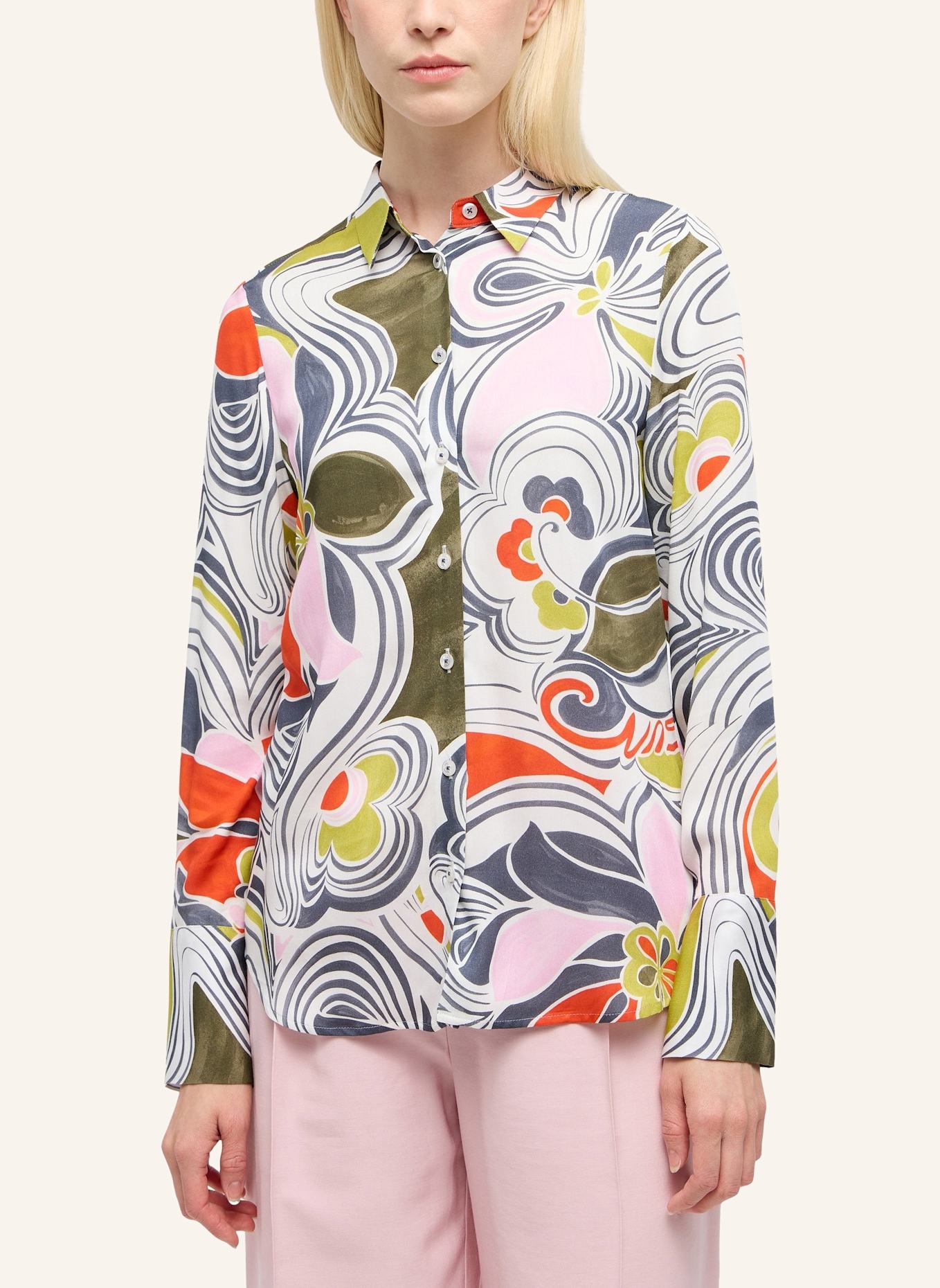 ETERNA Bluse REGULAR FIT: DUNKELBLAU