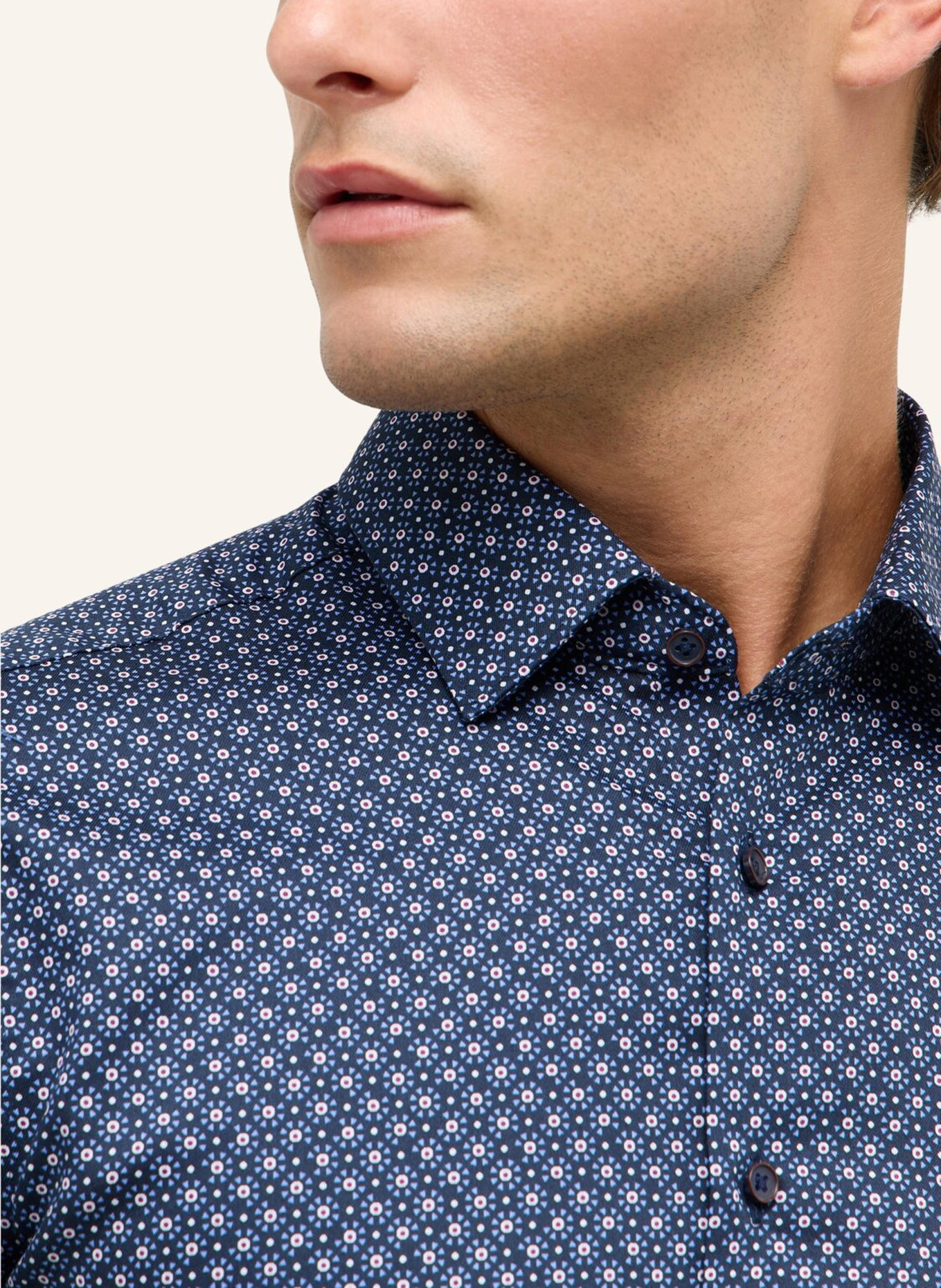 ETERNA Hemd SLIM FIT: BLAU