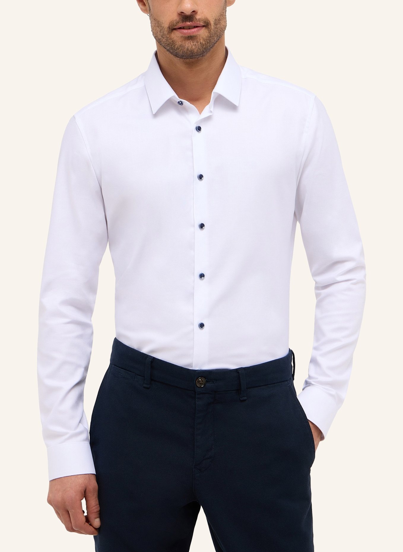 ETERNA Hemd SUPER SLIM: WEISS
