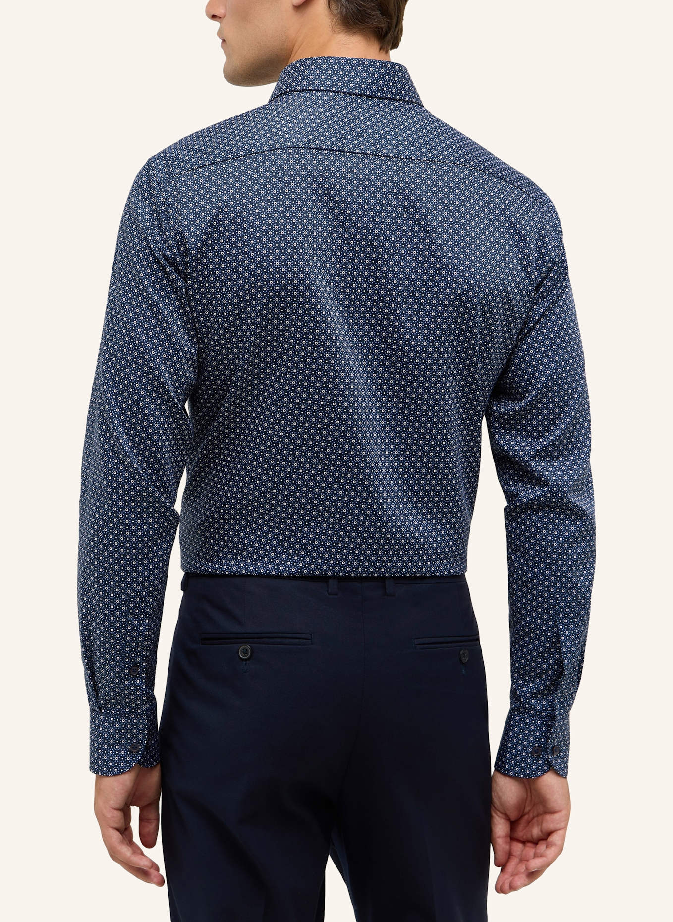 ETERNA Hemd SLIM FIT: BLAU