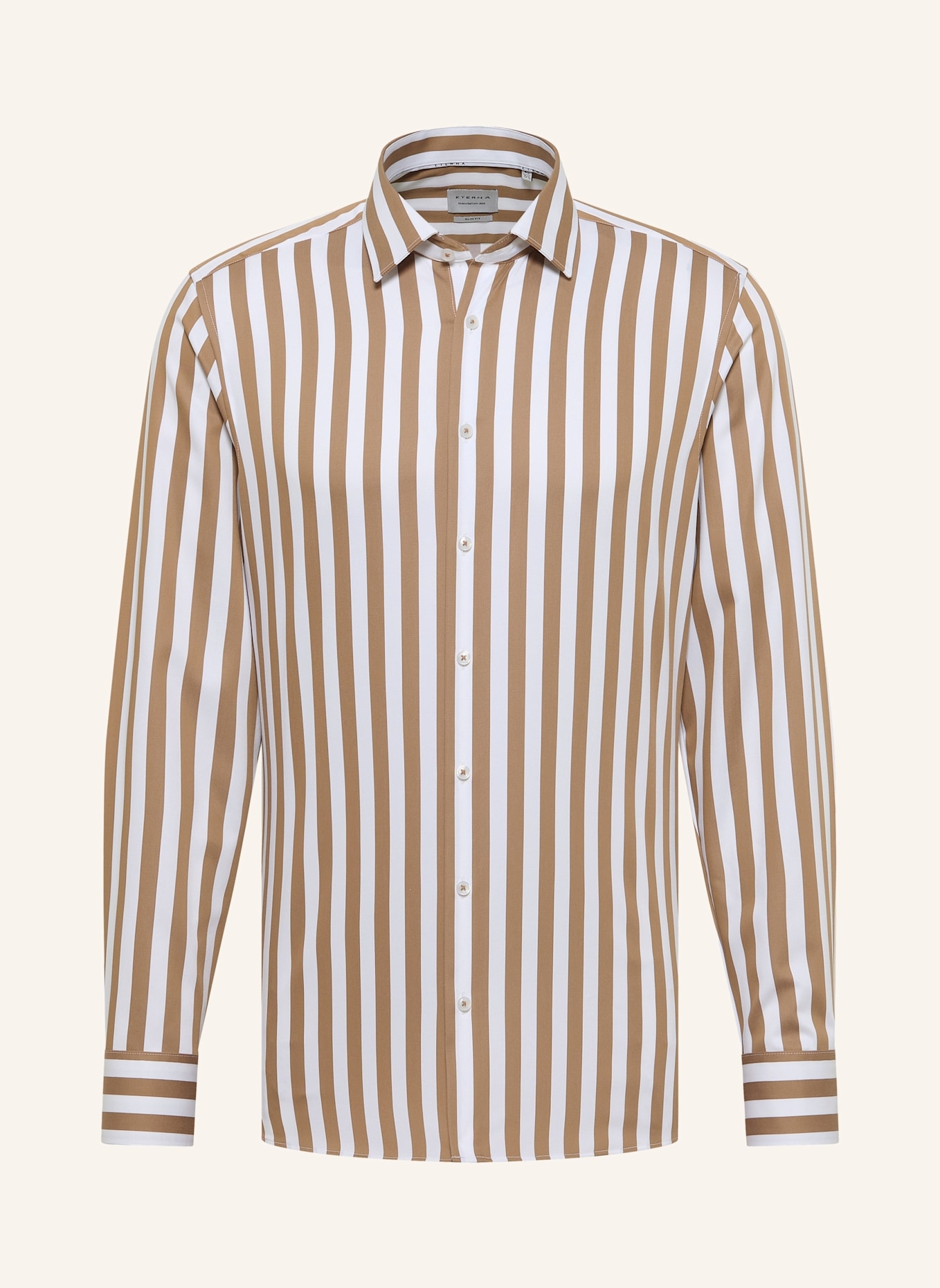 ETERNA Hemd SLIM FIT: TAUPE