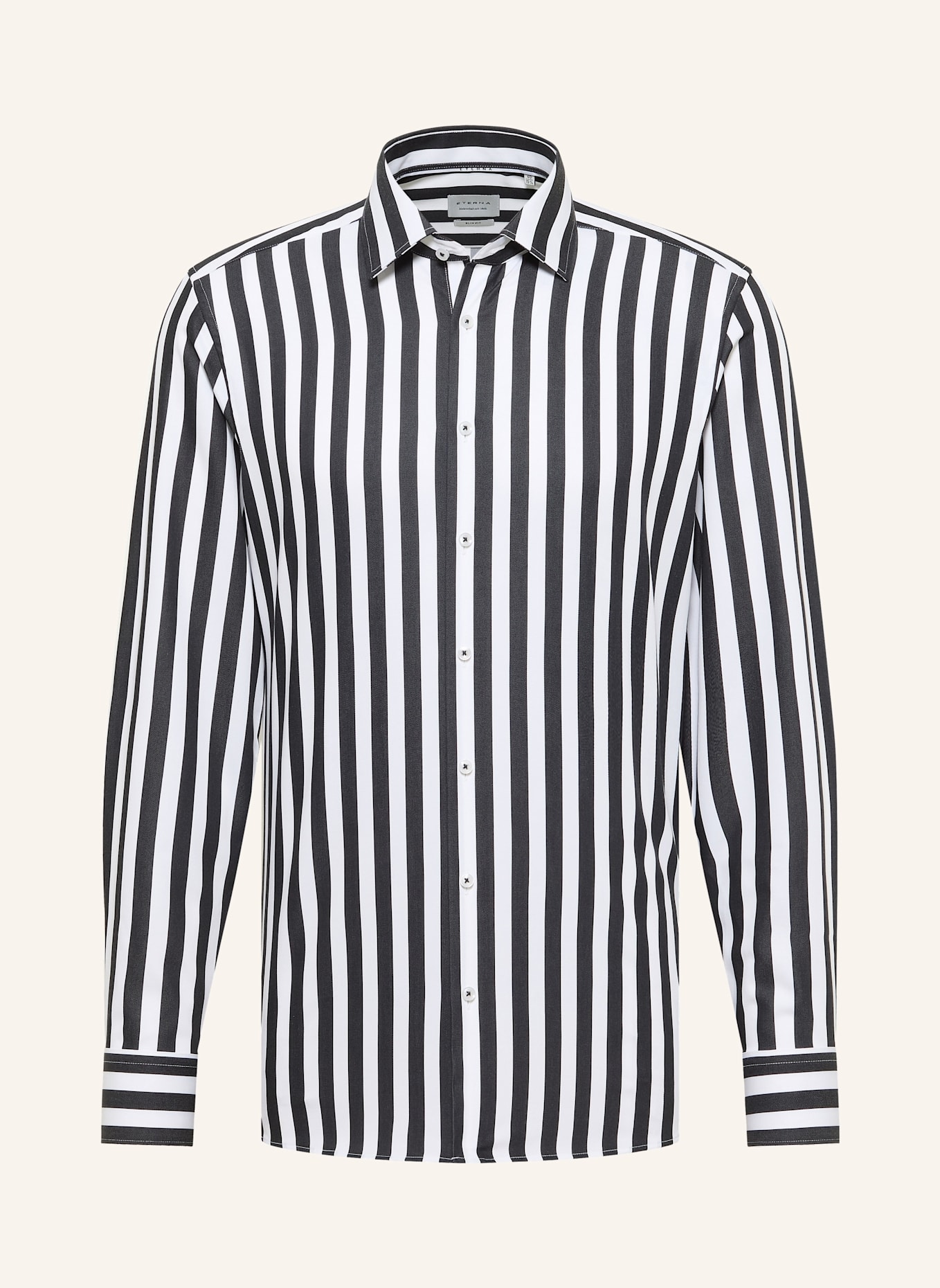 ETERNA Hemd SLIM FIT: SCHWARZ