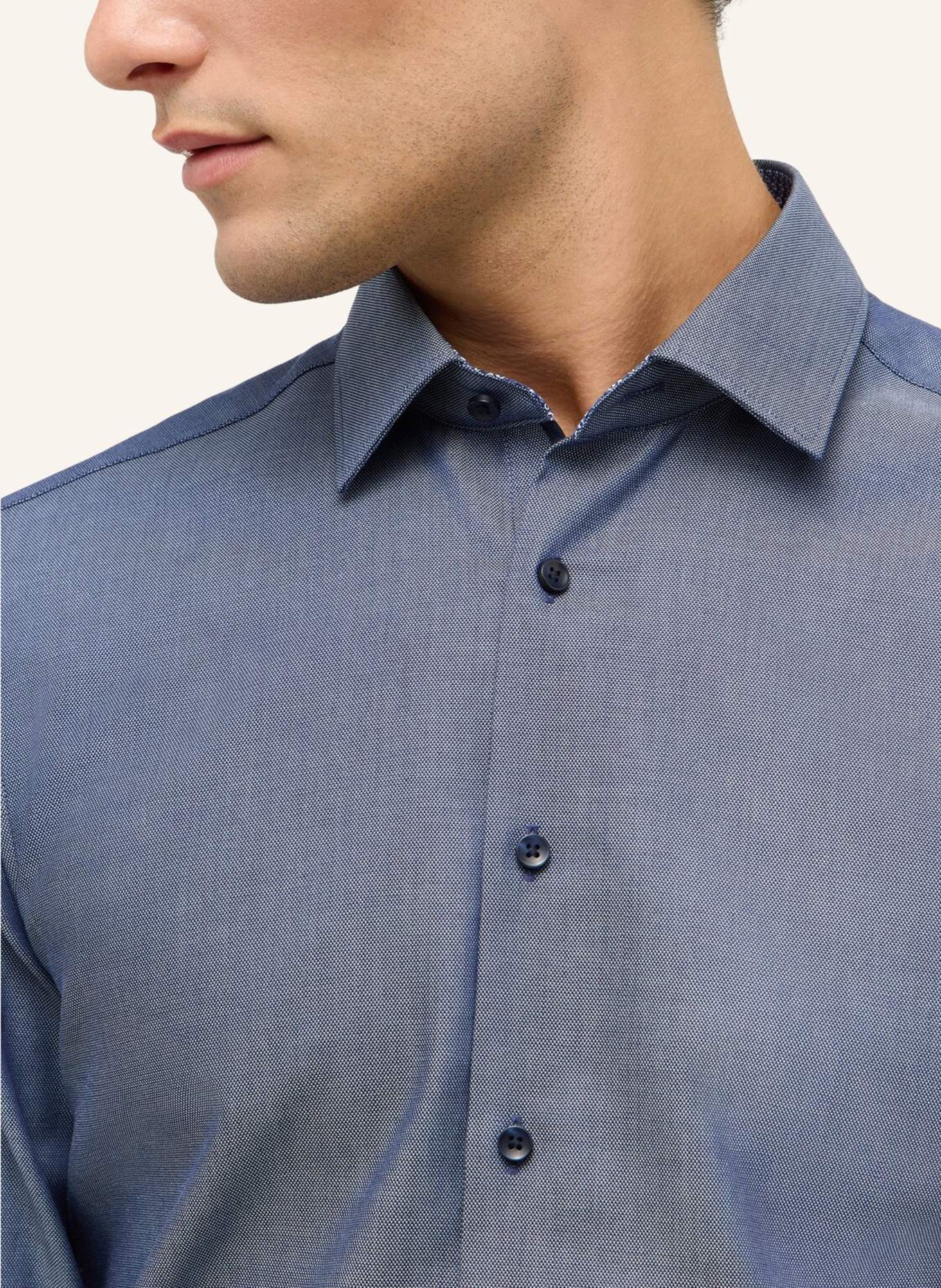 ETERNA Hemd SLIM FIT: BLAU