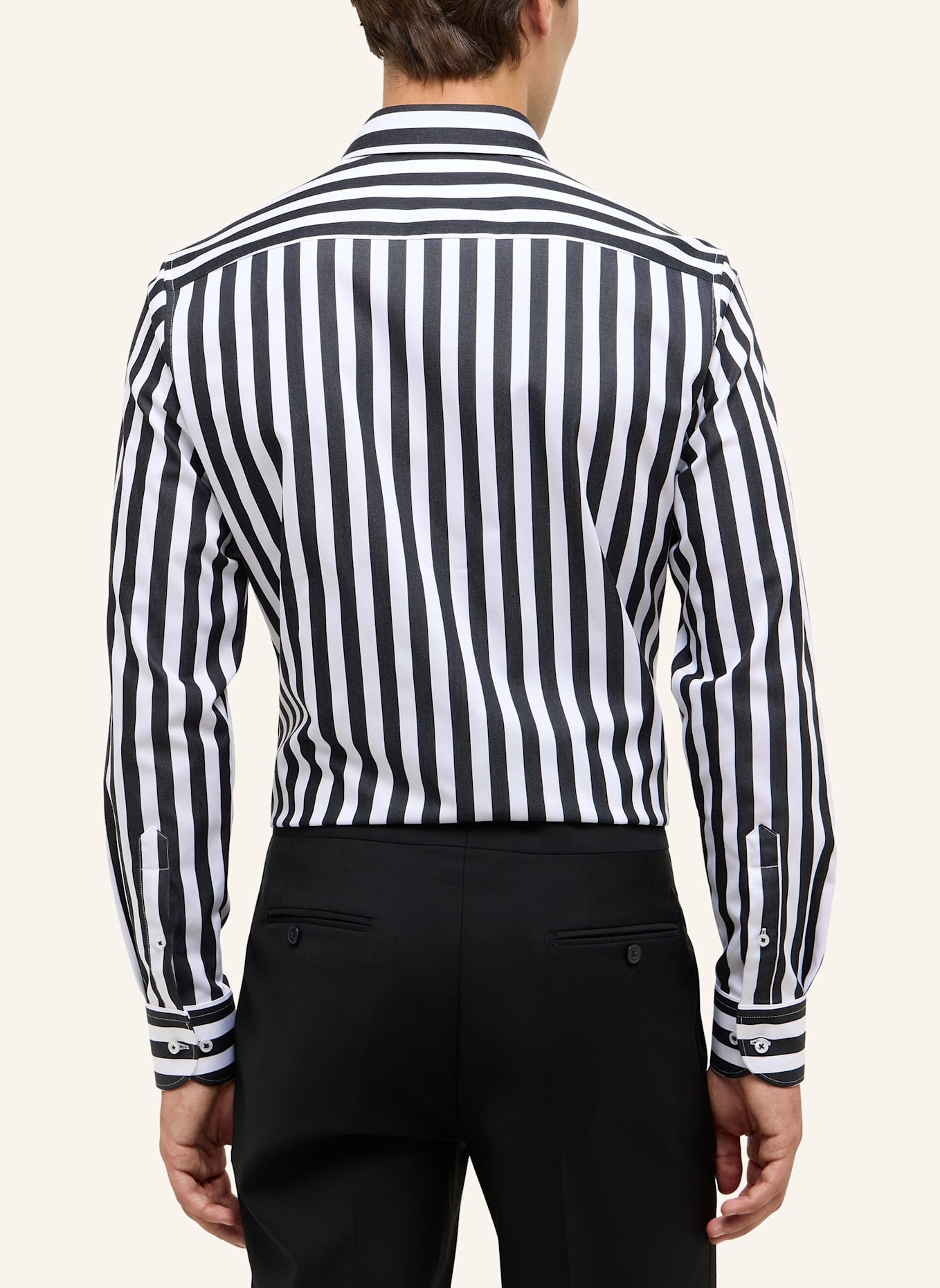 ETERNA Hemd SLIM FIT: SCHWARZ