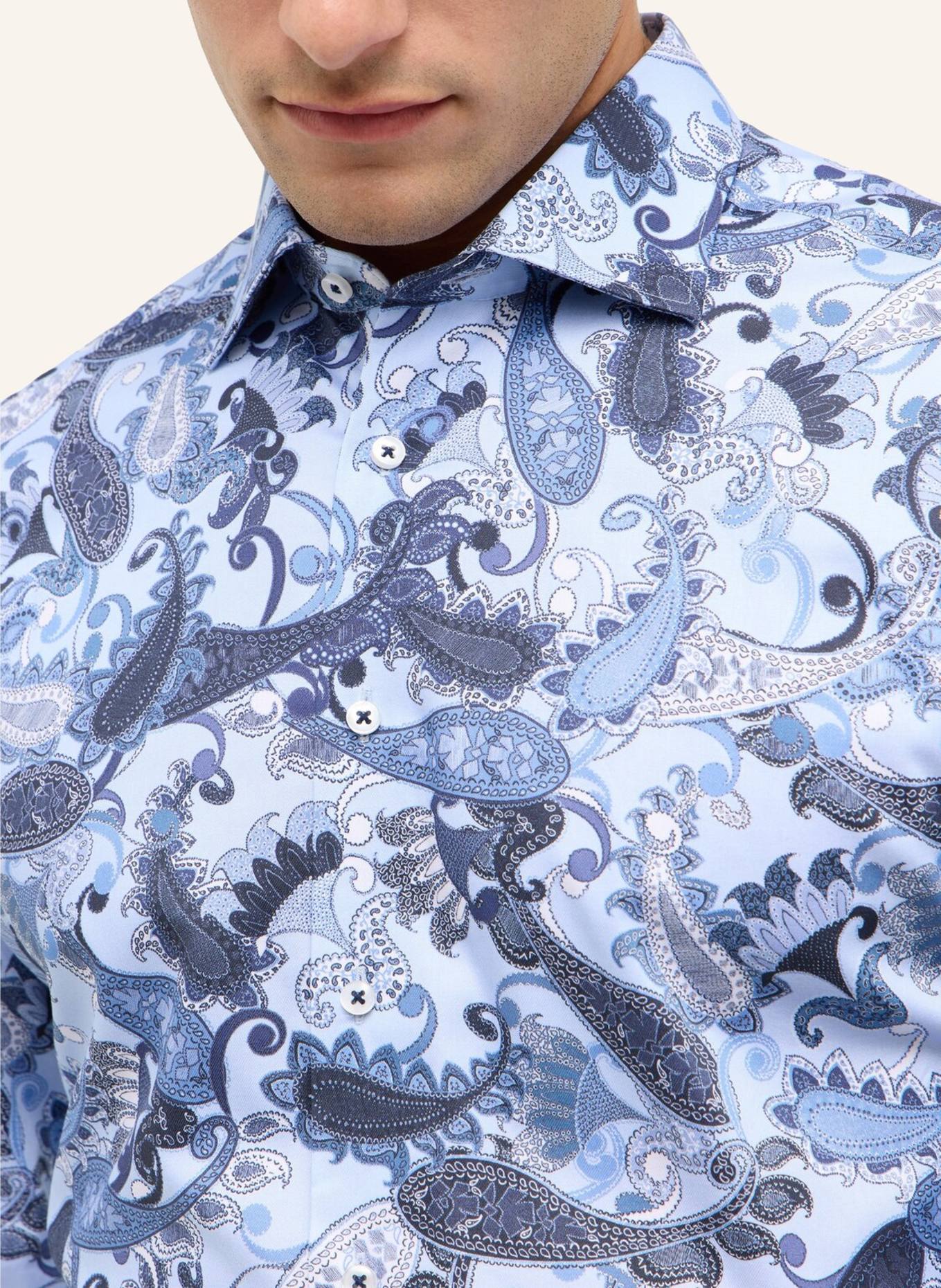 ETERNA Hemd SLIM FIT: BLAU