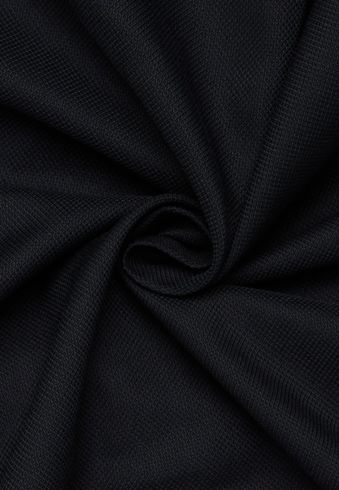 ETERNA Piqué-Hemd Comfort Fit: SCHWARZ