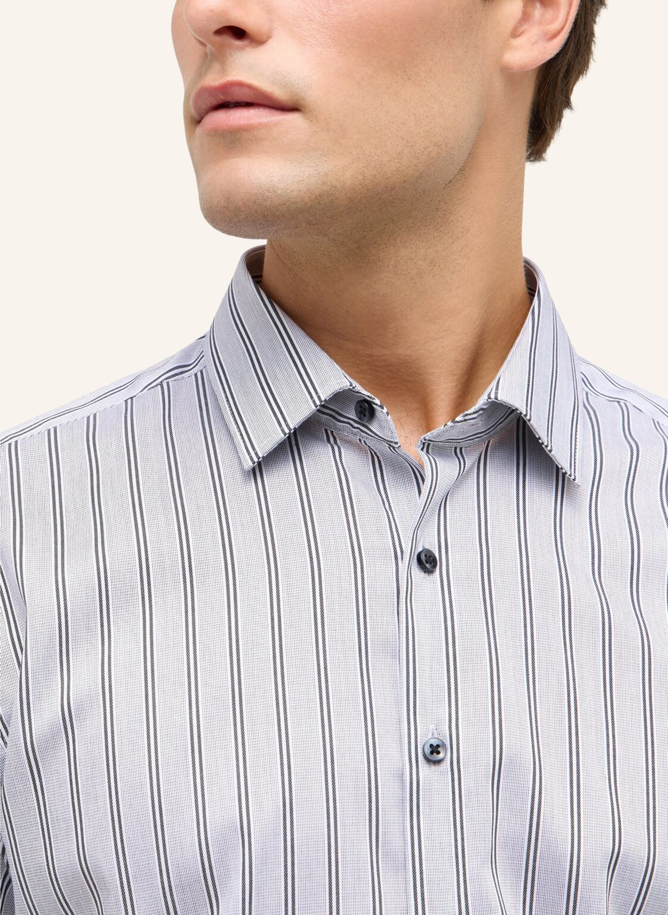 ETERNA Hemd SLIM FIT: SCHWARZ