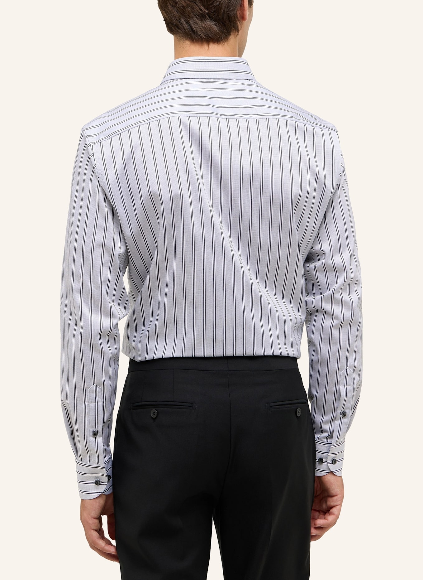 ETERNA Hemd SLIM FIT: SCHWARZ