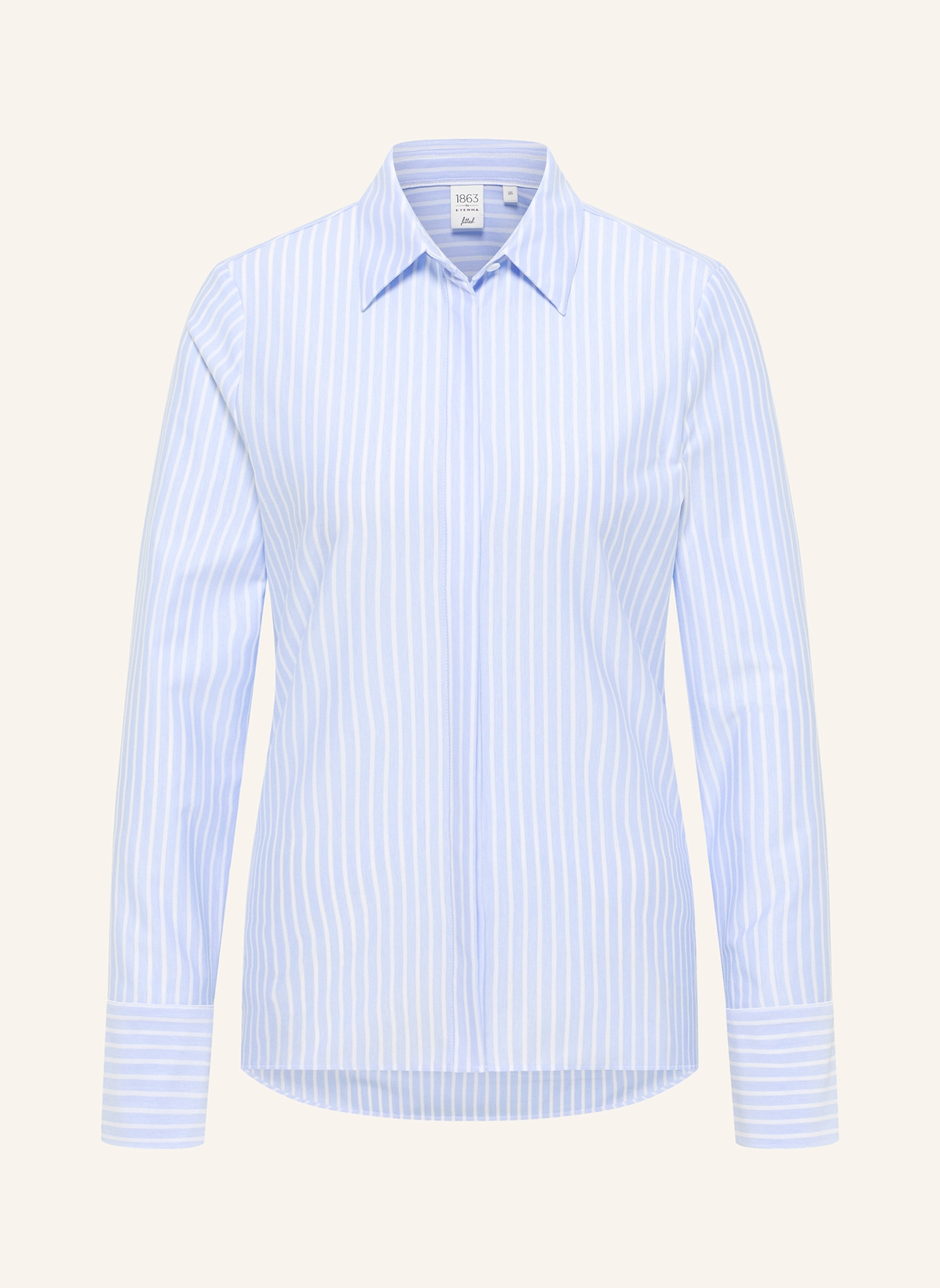 1863 by ETERNA Bluse FITTED: HELLBLAU