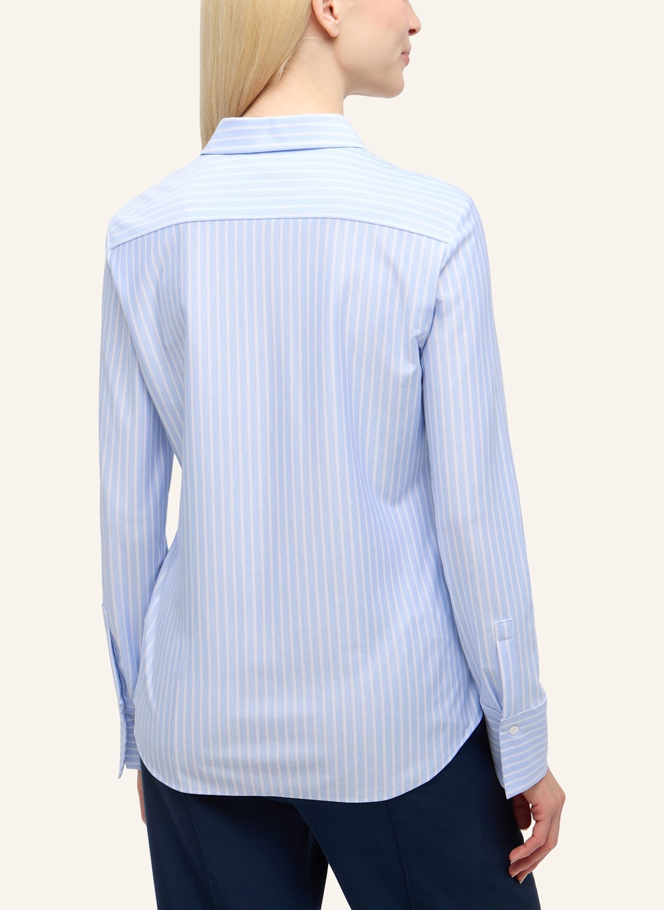 1863 by ETERNA Bluse FITTED: HELLBLAU
