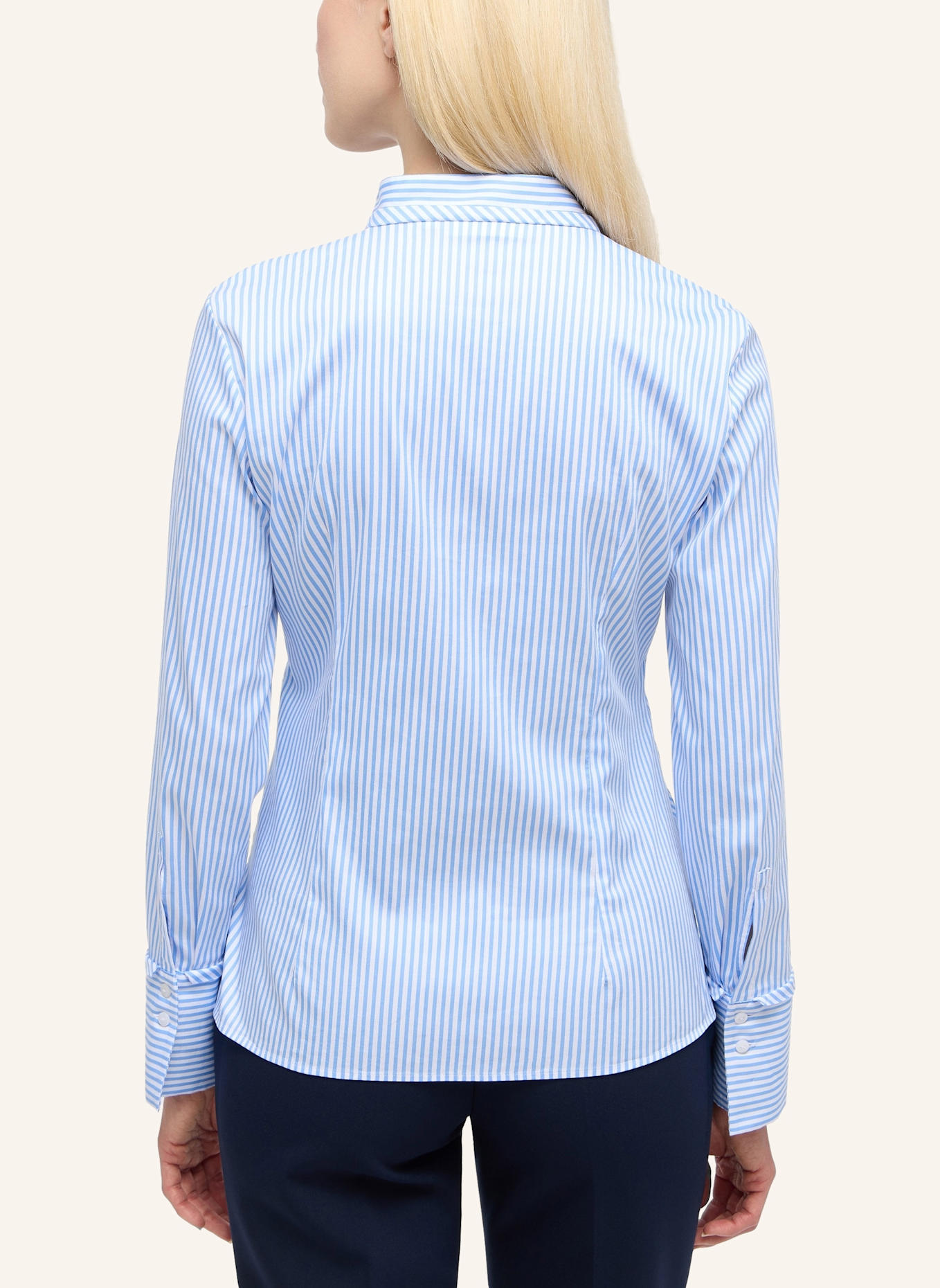 ETERNA Bluse FITTED: BLAU