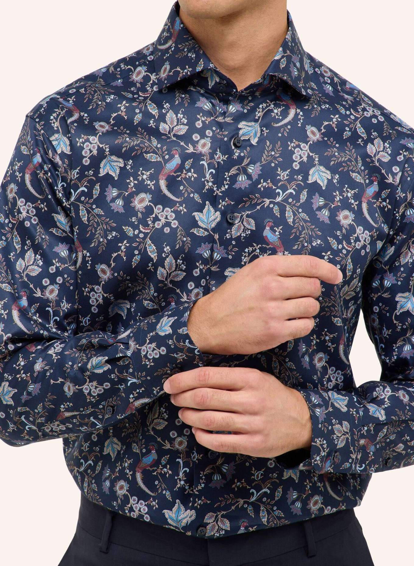 1863 by ETERNA Hemd MODERN FIT: DUNKELBLAU