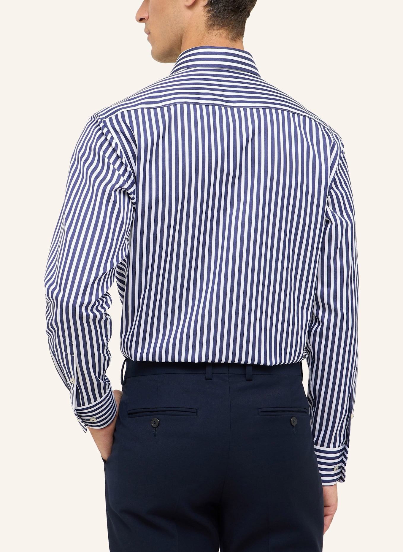 1863 by ETERNA Hemd MODERN FIT: DUNKELBLAU