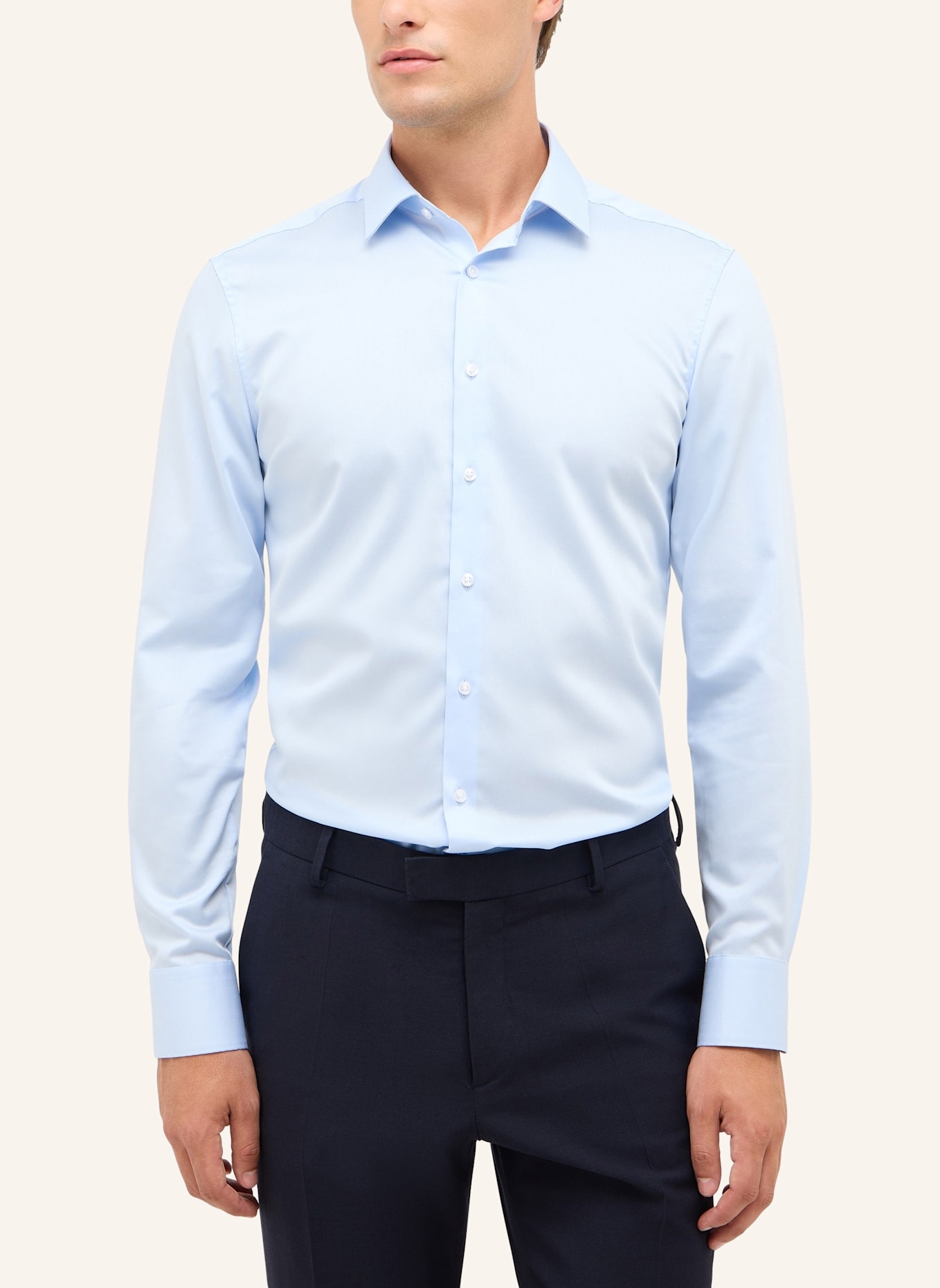 ETERNA Hemd SLIM FIT: HELLBLAU