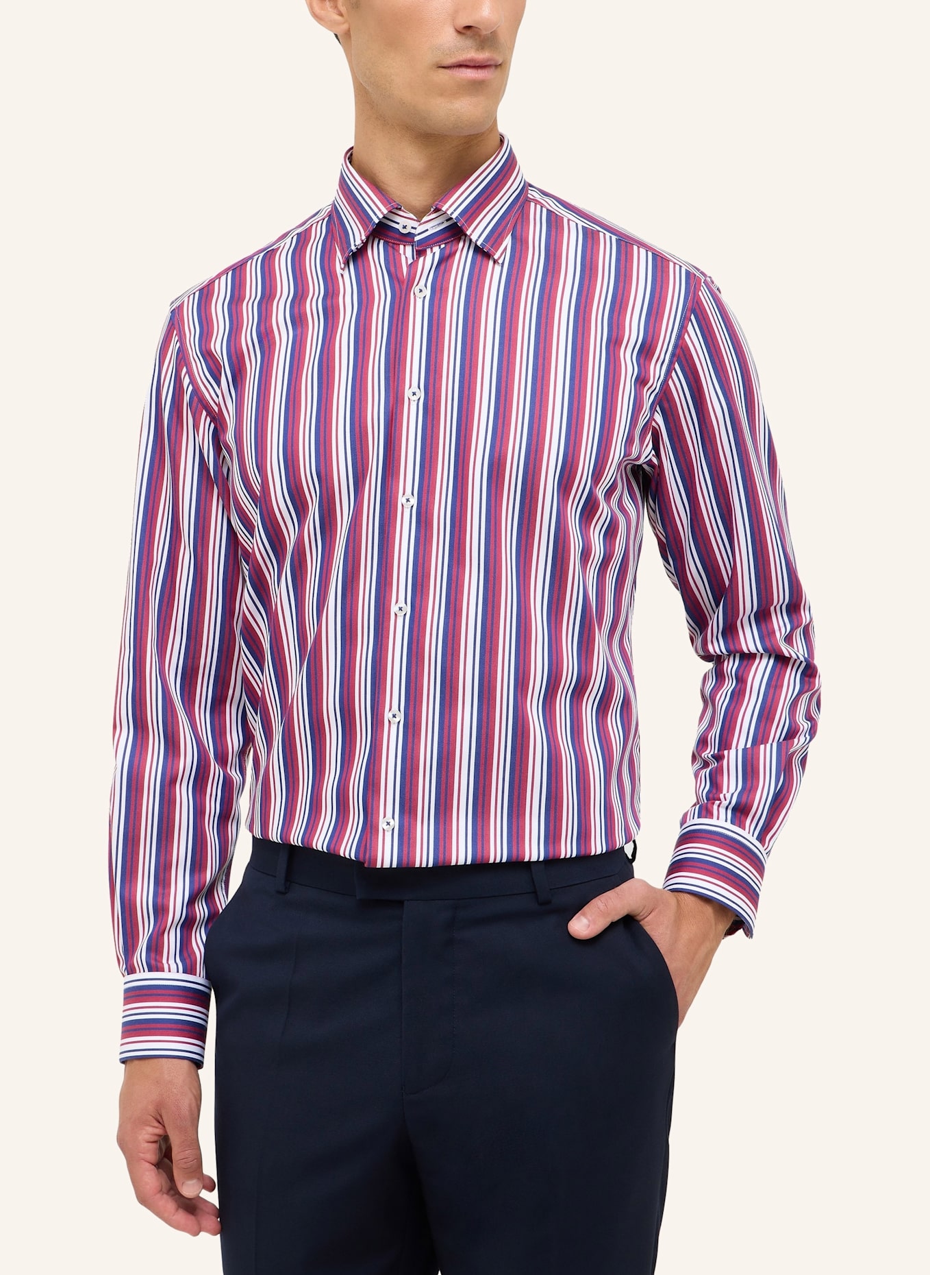 ETERNA Hemd Modern Fit: BLAUGRAU