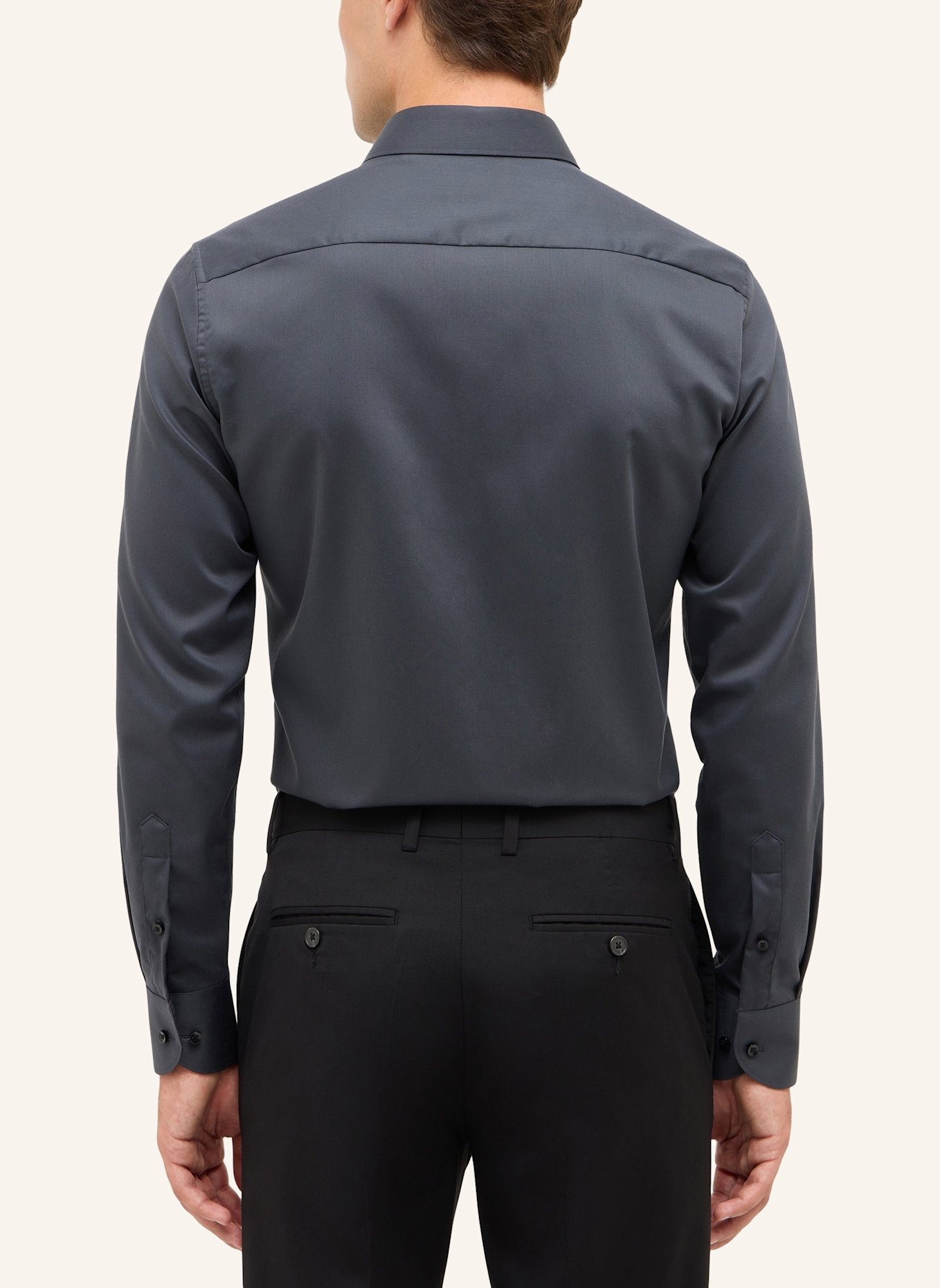 ETERNA Hemd SLIM FIT: GRAU