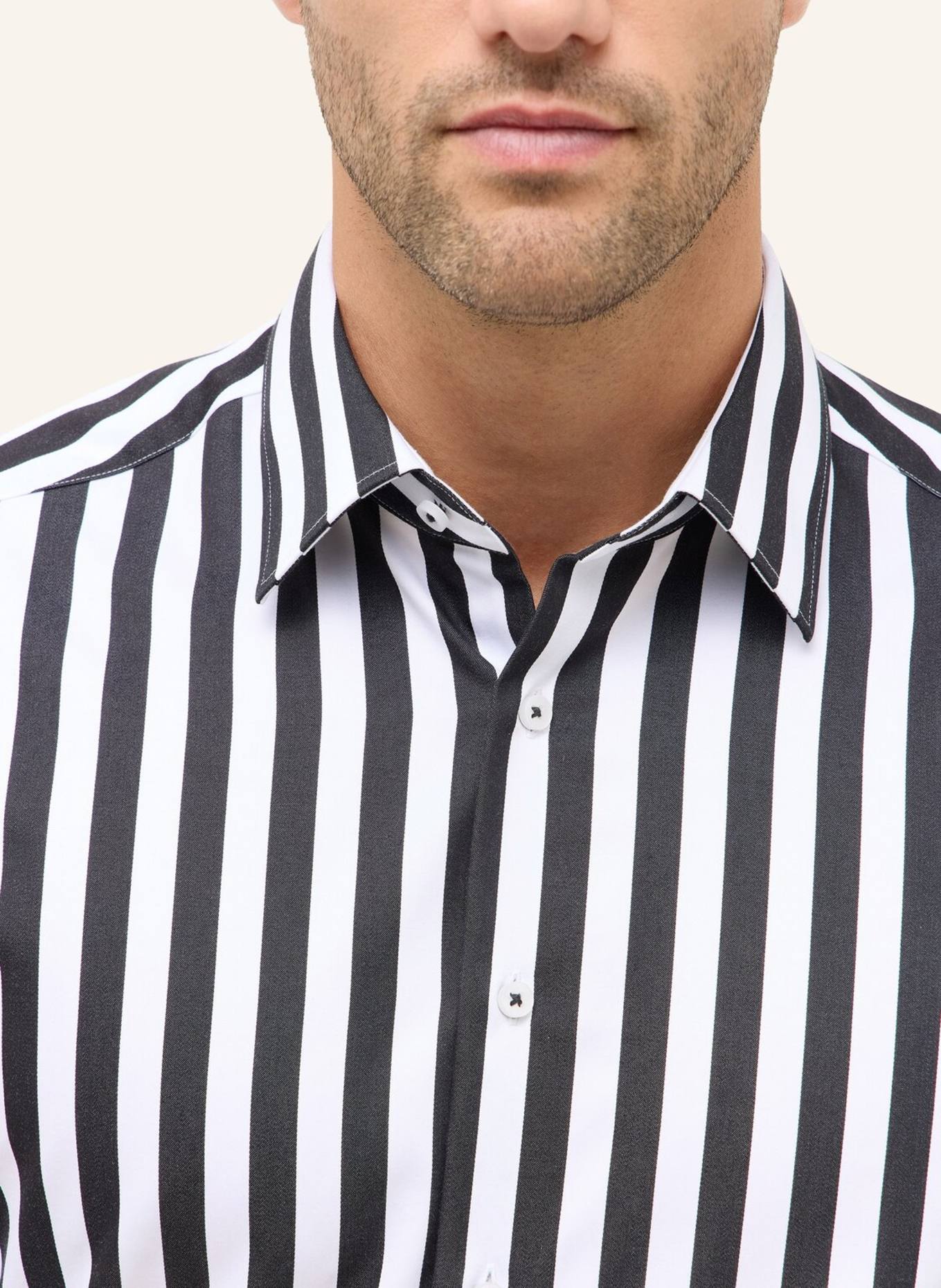 ETERNA Hemd MODERN FIT: SCHWARZ