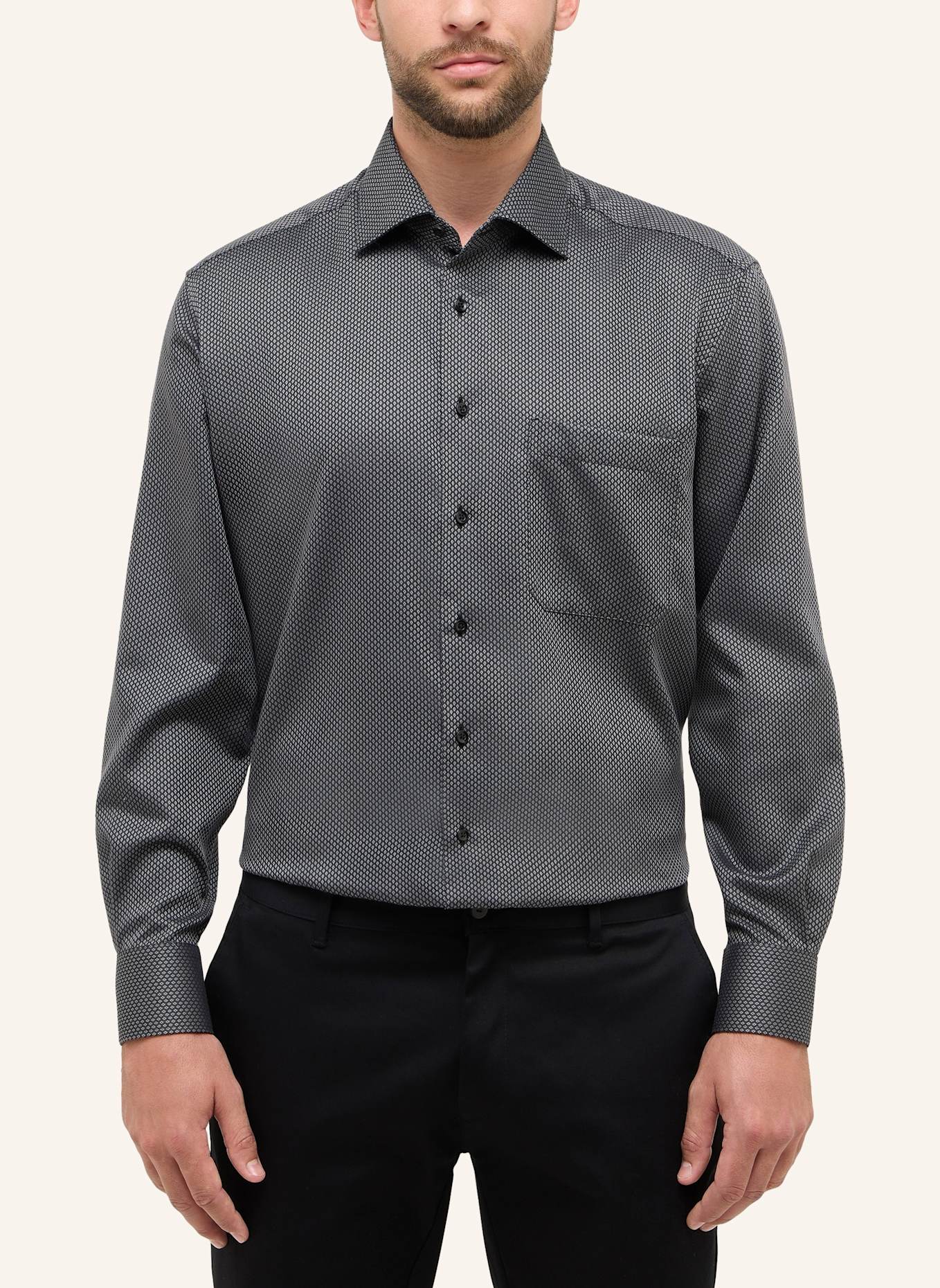 ETERNA Hemd COMFORT FIT: GRAU