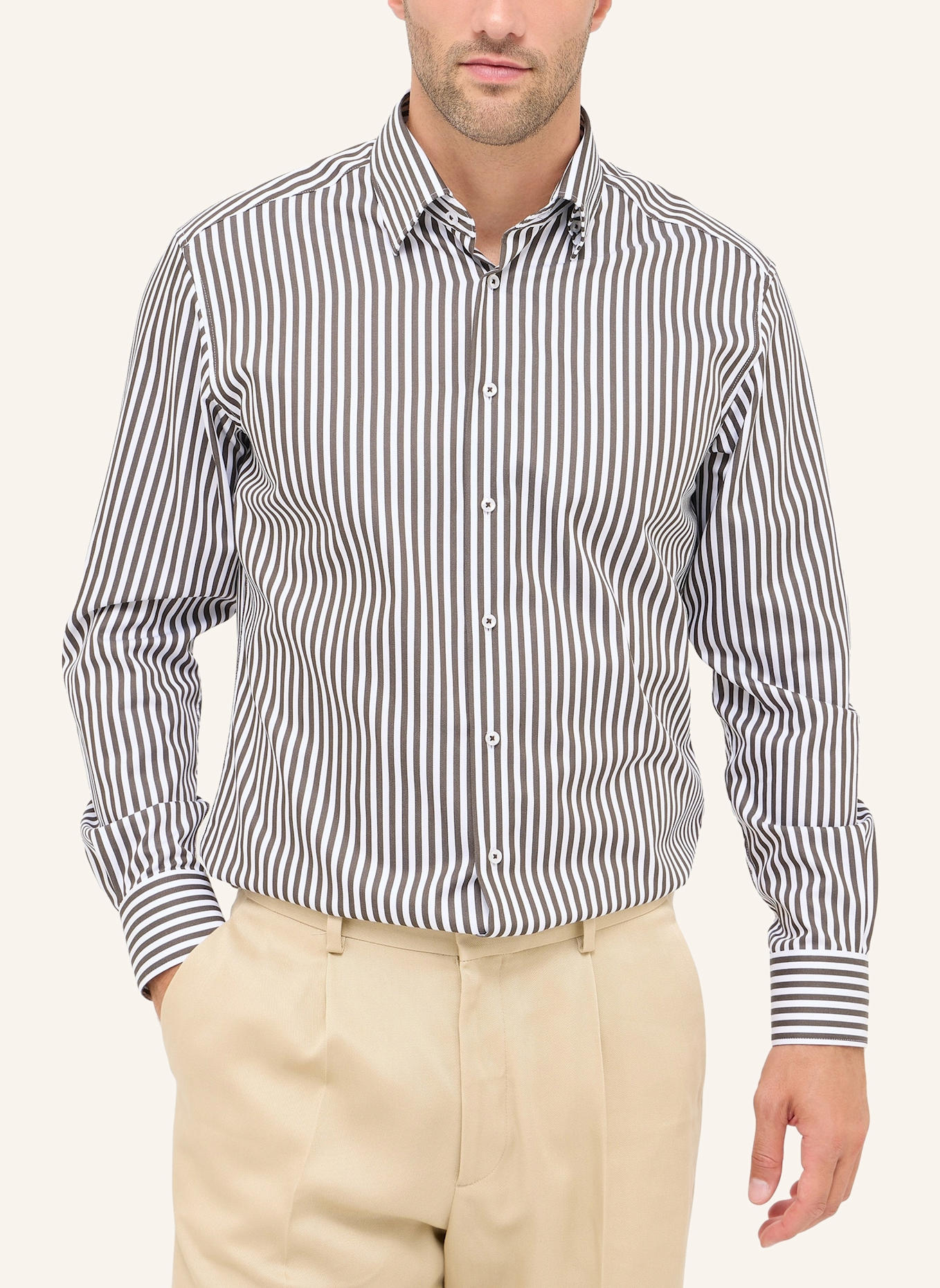 ETERNA Hemd Modern Fit: BRAUN