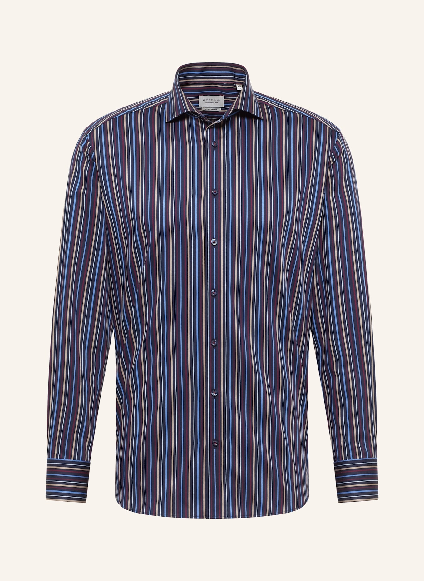 ETERNA Hemd MODERN FIT: DUNKELBLAU