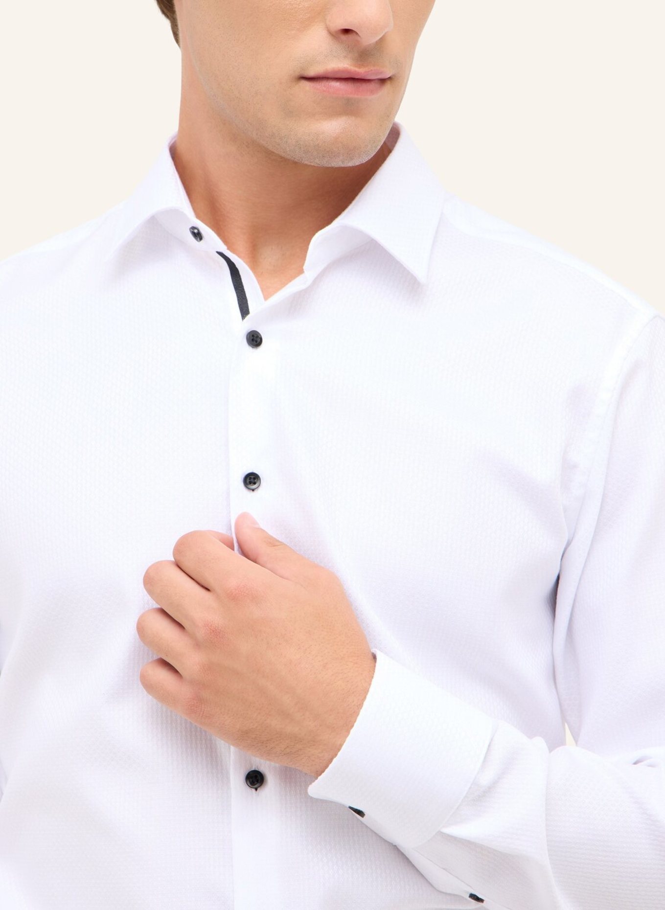 ETERNA Hemd SLIM FIT: WEISS