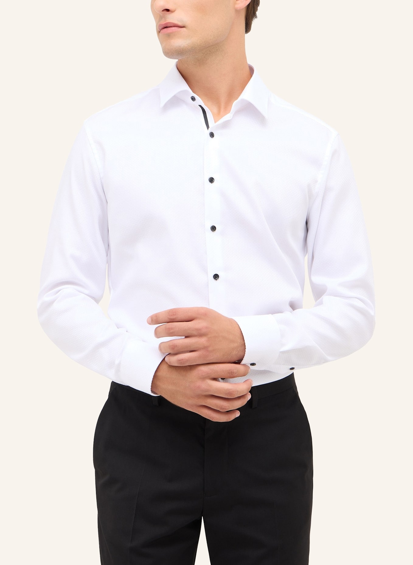 ETERNA Hemd SLIM FIT: WEISS