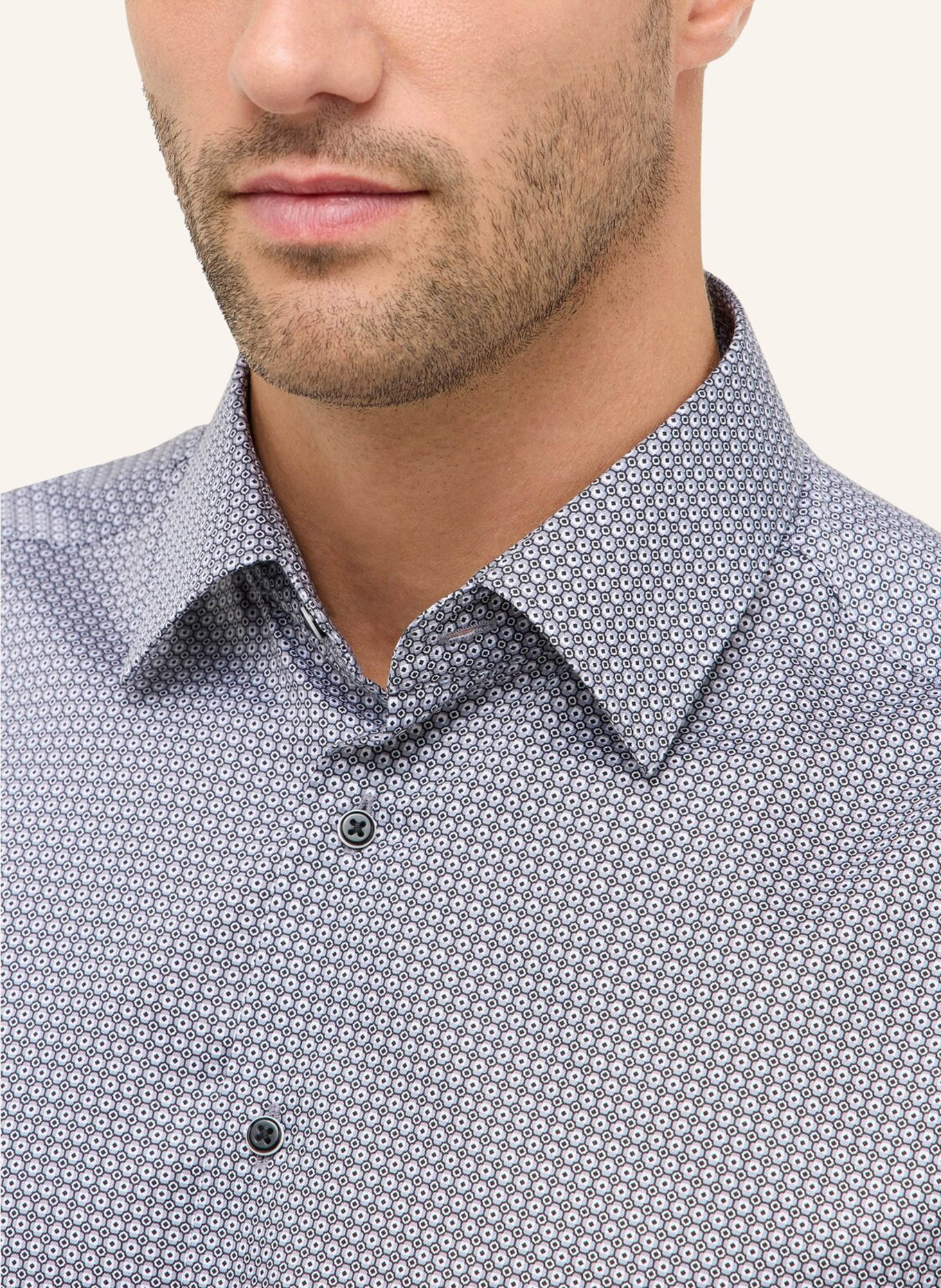 ETERNA Hemd MODERN FIT: GRAU