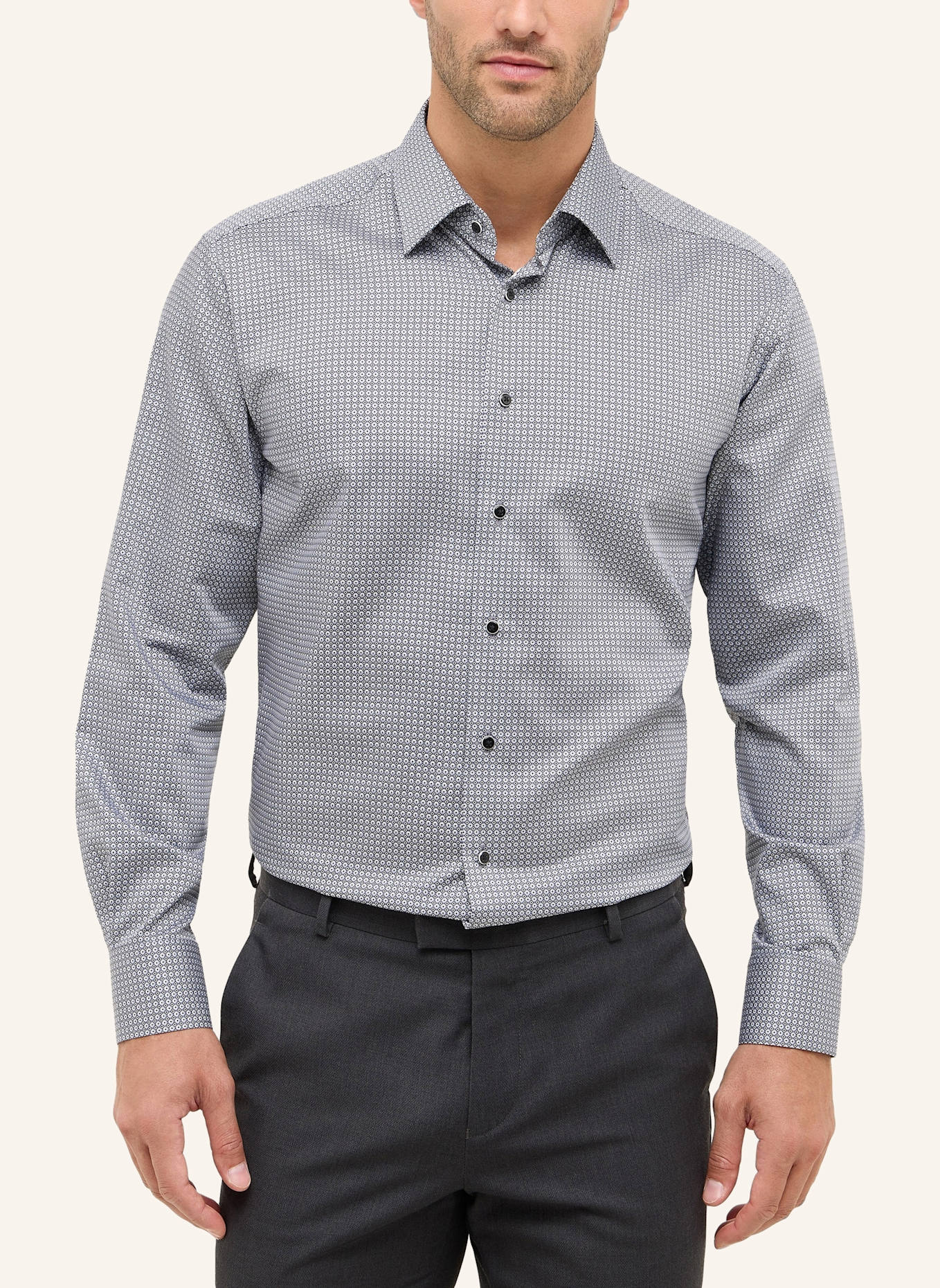ETERNA Hemd MODERN FIT: GRAU