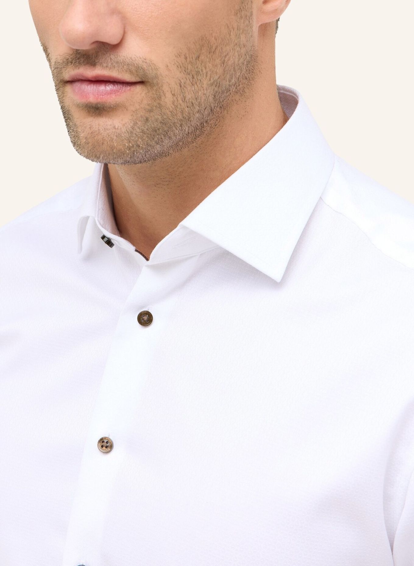 1863 by ETERNA Hemd MODERN FIT: WEISS