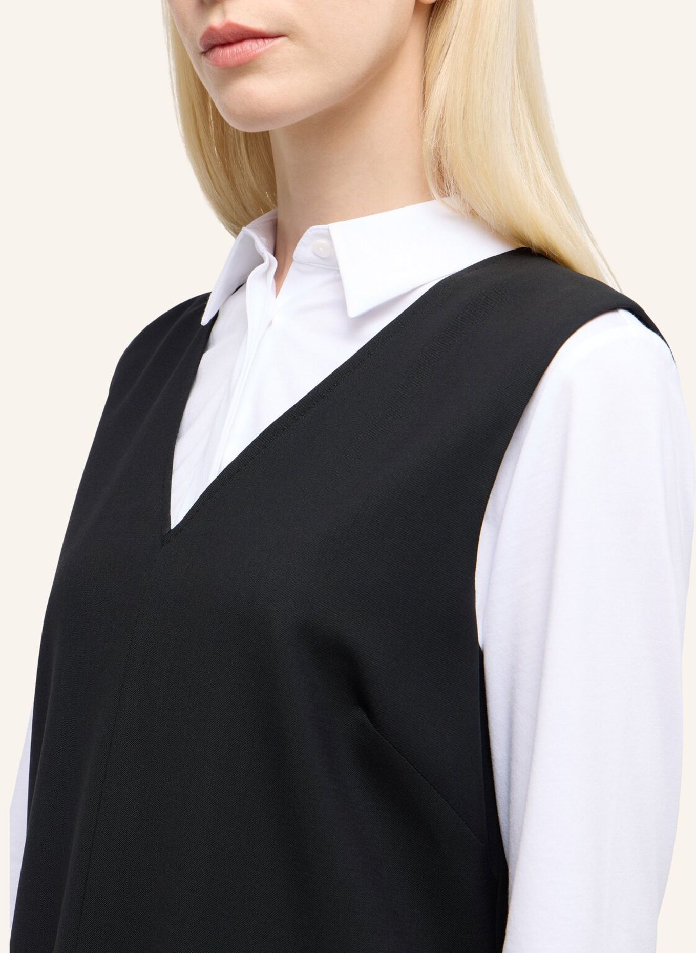 1863 by ETERNA 1863 by ETERNA Midikleid unifarben: SCHWARZ