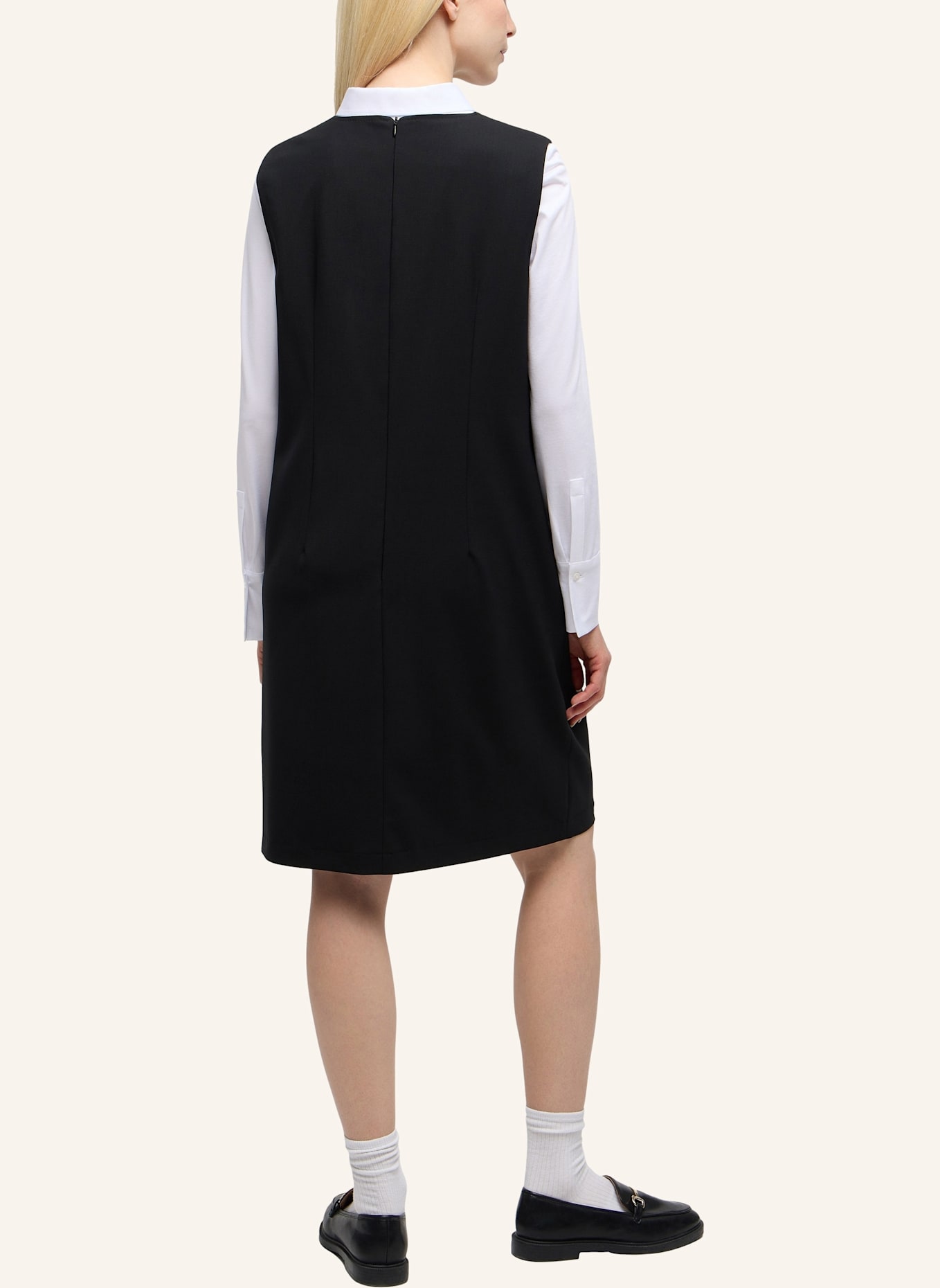 1863 by ETERNA 1863 by ETERNA Midikleid unifarben: SCHWARZ