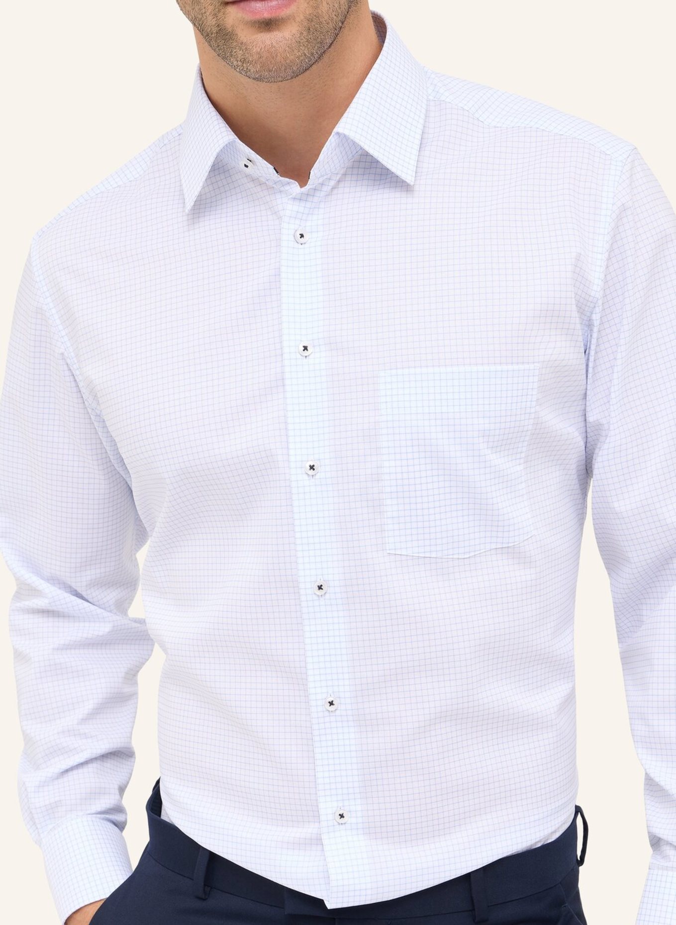 ETERNA Hemd Modern Fit: HELLBLAU