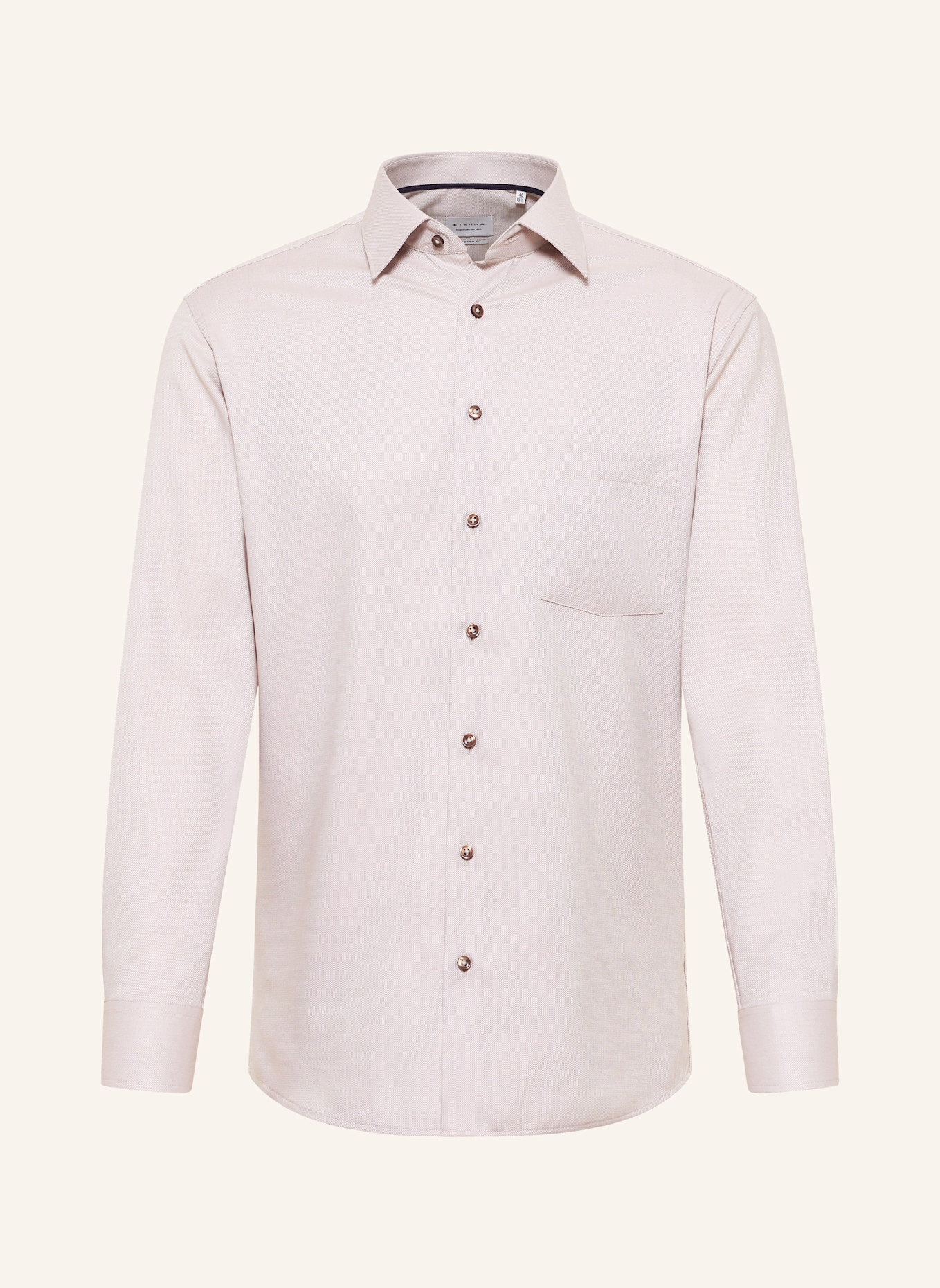 ETERNA Oxfordhemd Modern Fit: BEIGE