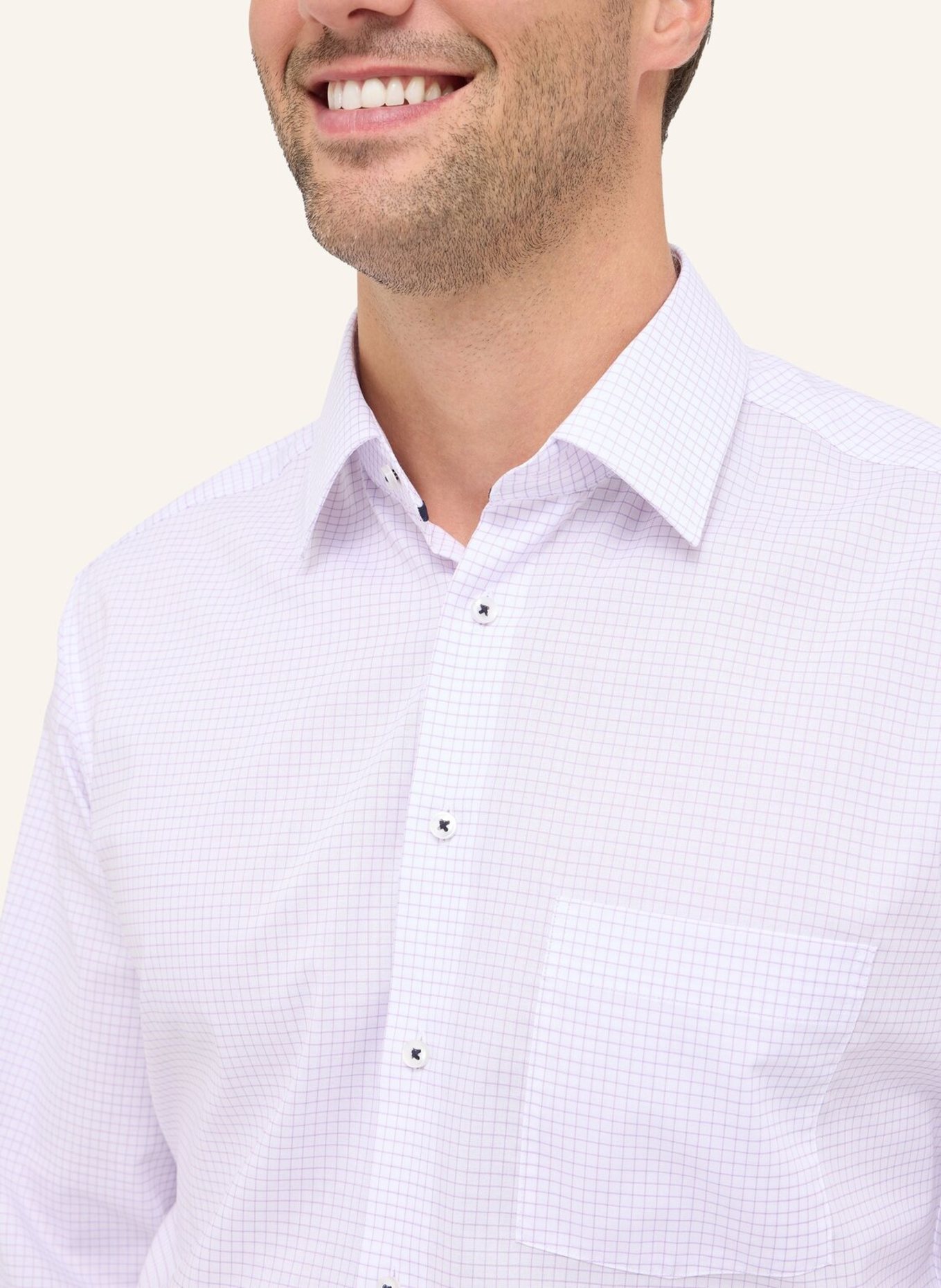 ETERNA Hemd Modern Fit: LILA