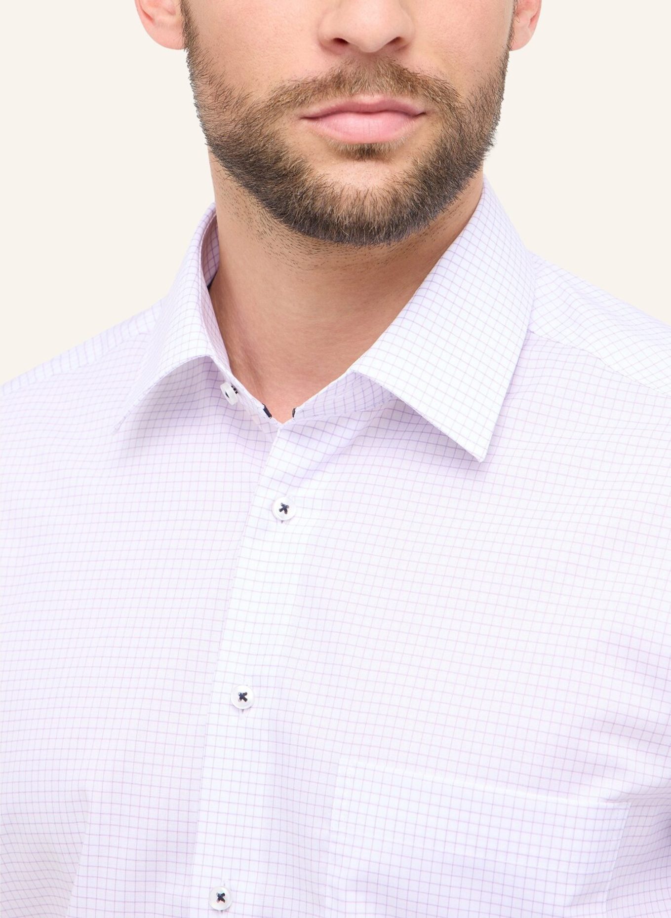 ETERNA Hemd COMFORT FIT: LILA